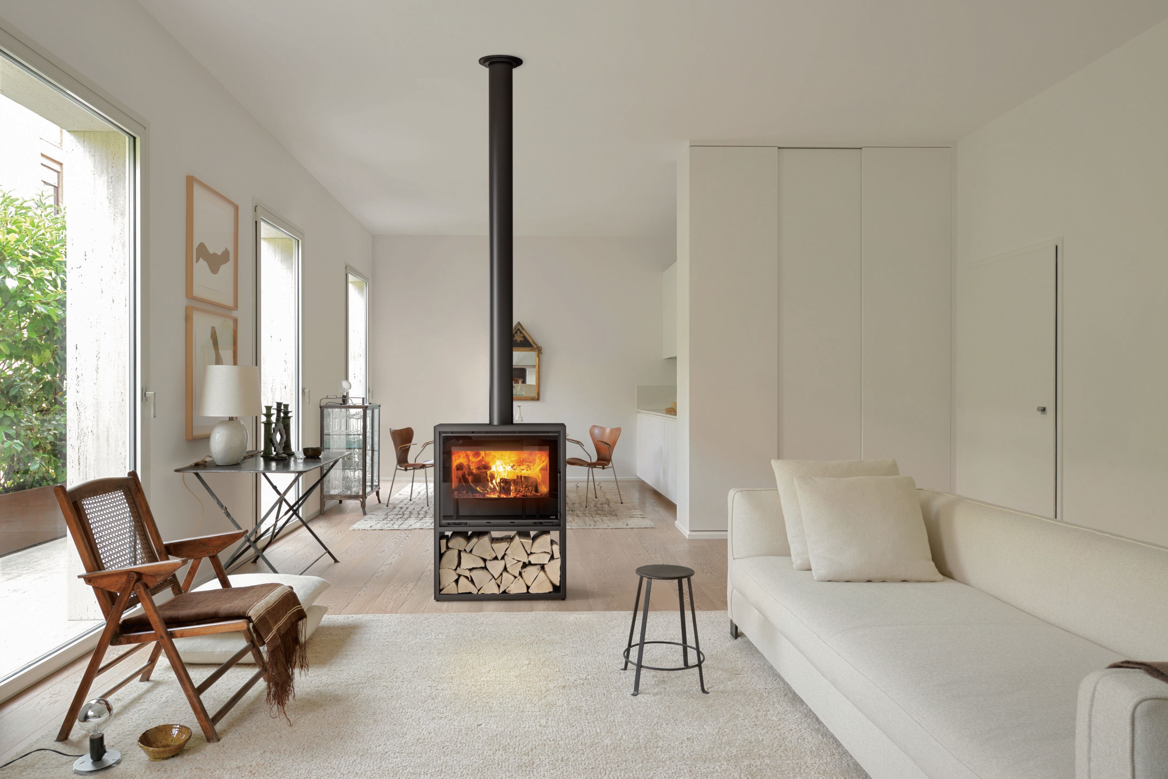 STEEL CASE by MCZ - Stufa a legna in acciaio - 2