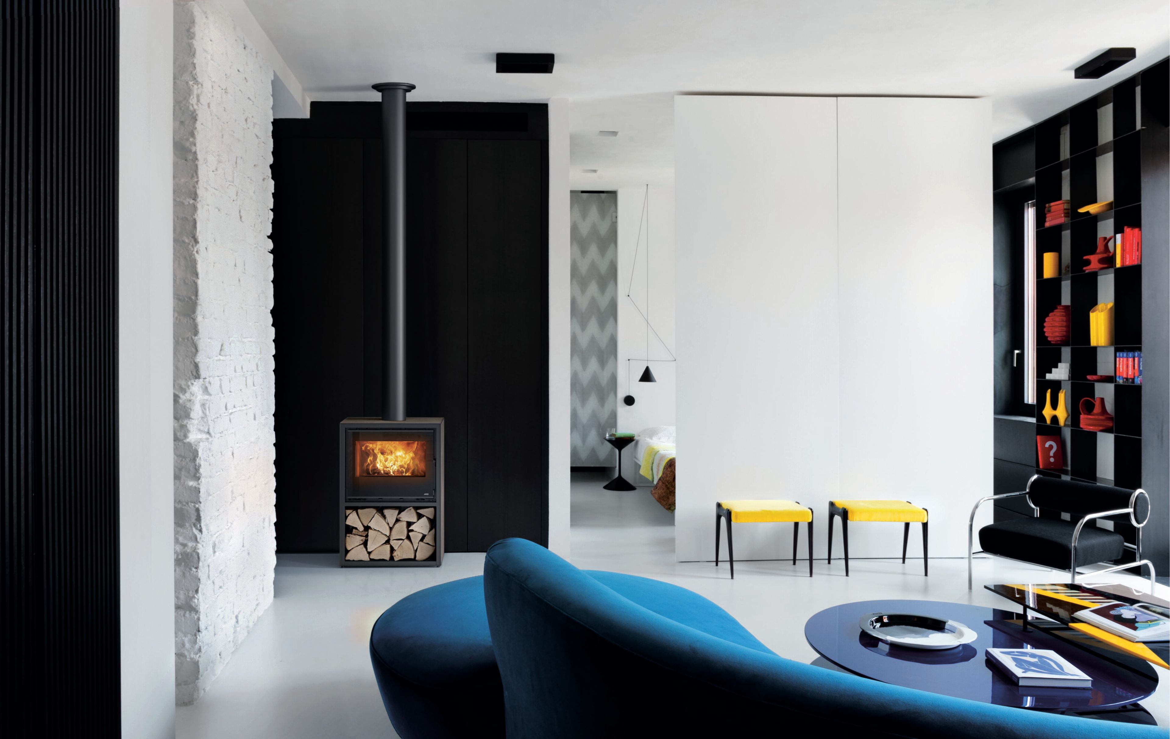 STONE CASE by MCZ - Stufa a legna in gres - 2