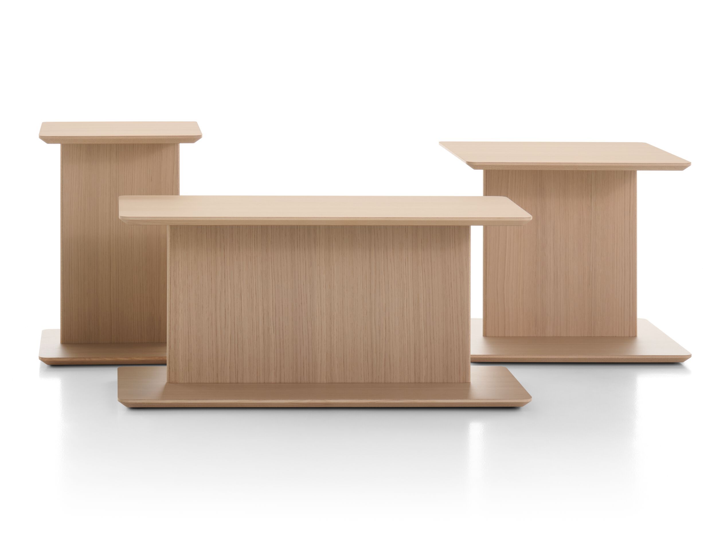 ARRAY COFFEE TABLE by MDF Italia - Tavolino da caffè in legno impiallacciato