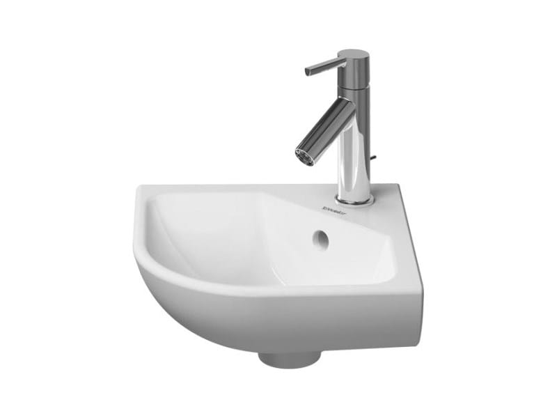 ME Corner handrinse basin By Duravit design Philippe Starck