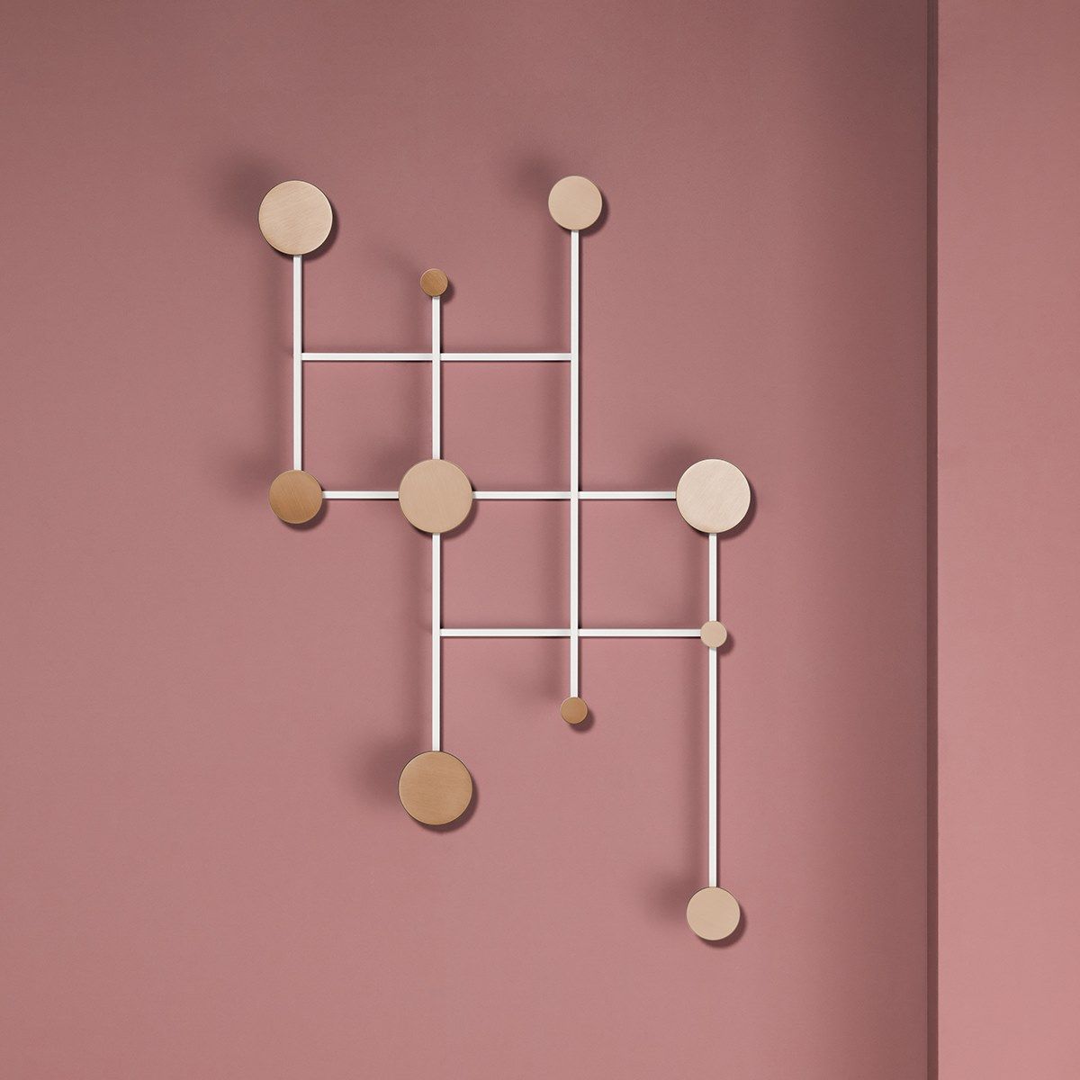MEMOIR Wallmounted coat rack By DANTE Goods And Bads design Jakub Zak