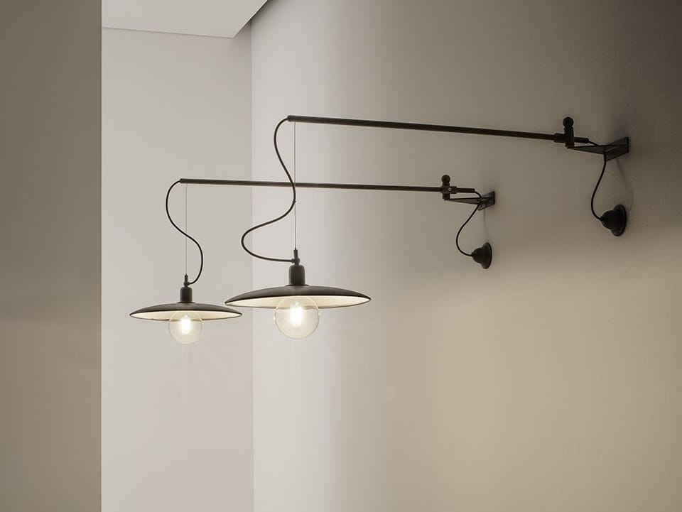 MERIDIANA by Aldo Bernardi - Lampada da parete in ottone