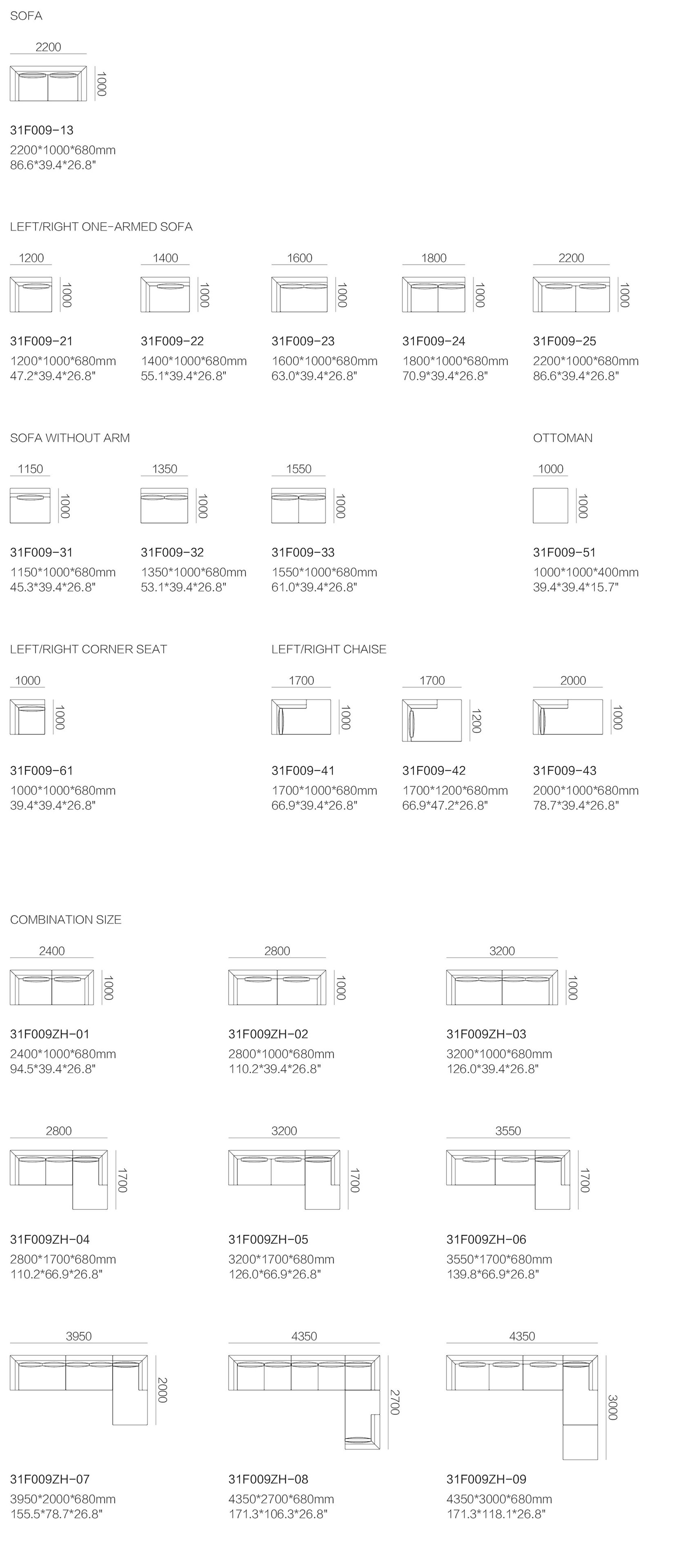 MICHEL Corner sofa By HC28 Cosmo design YONOH