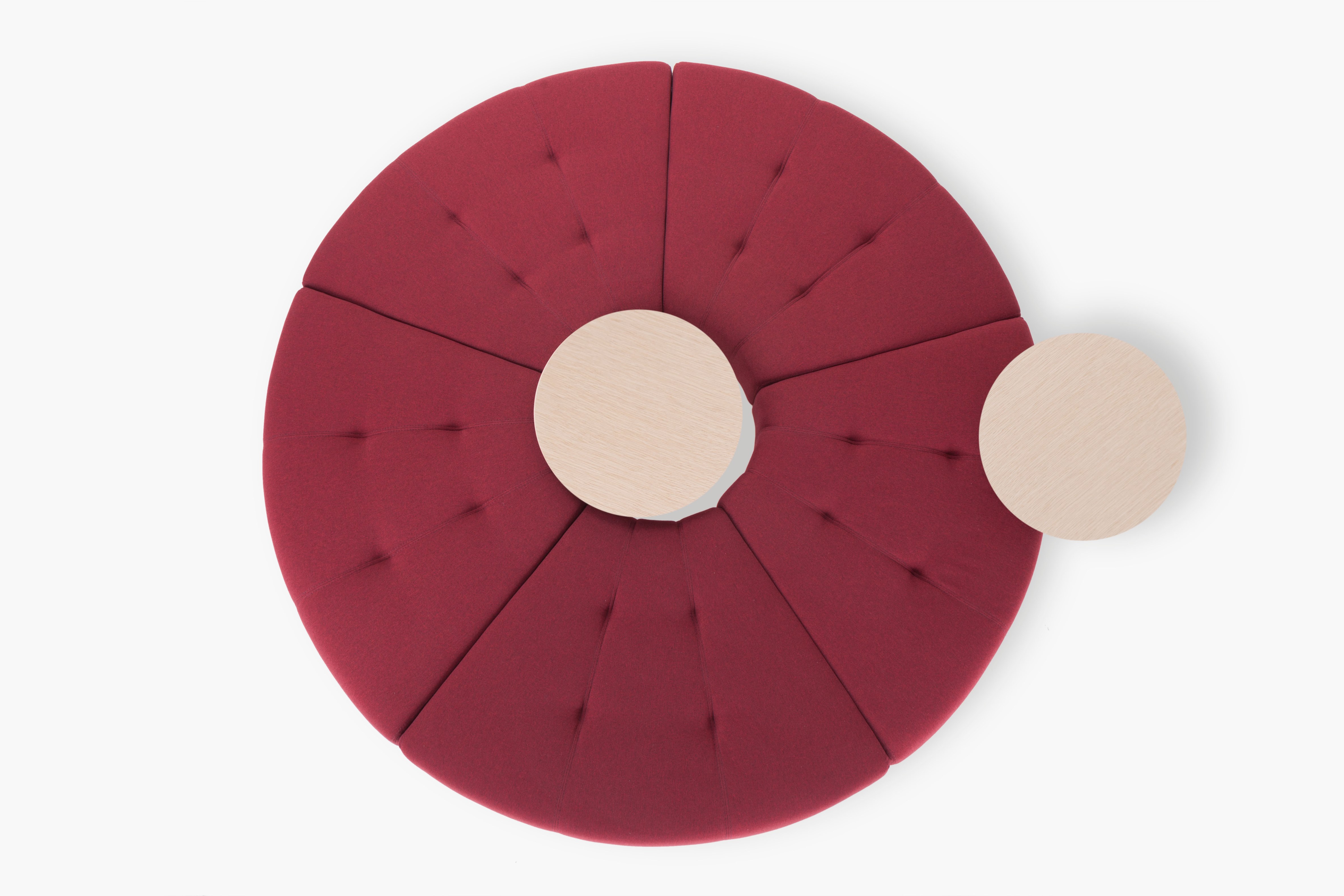MILLEPIEDI Round fabric bench By True Design | design Parisotto ...