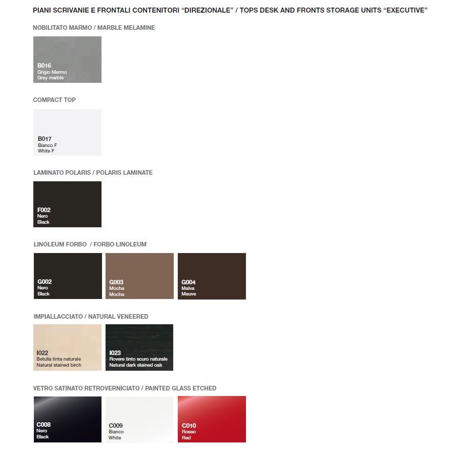 MINIMUM | Scrivania con cassetti Collezione Minimum By Ultom