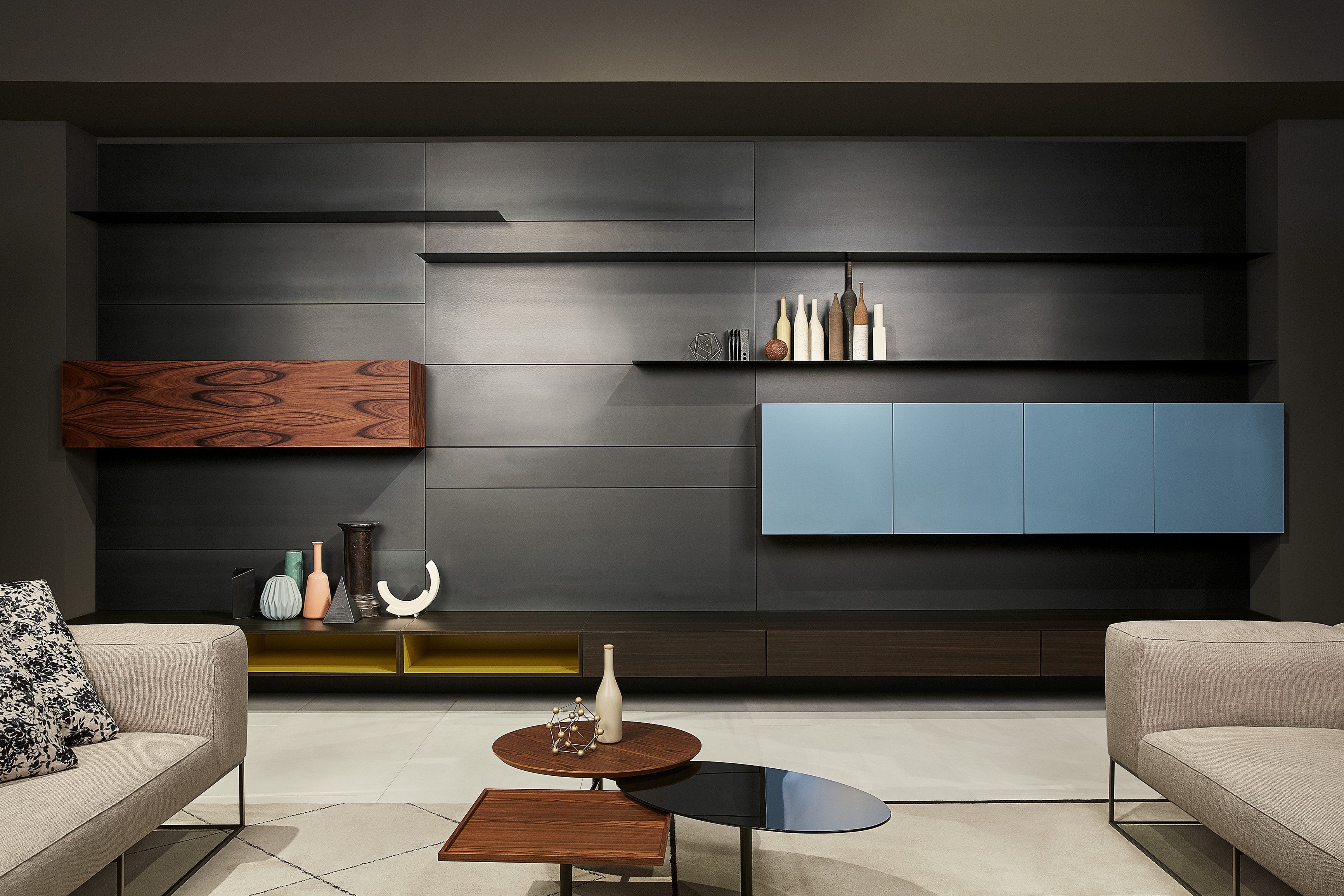 Modular Storage wall MODERN By Porro design Piero Lissoni