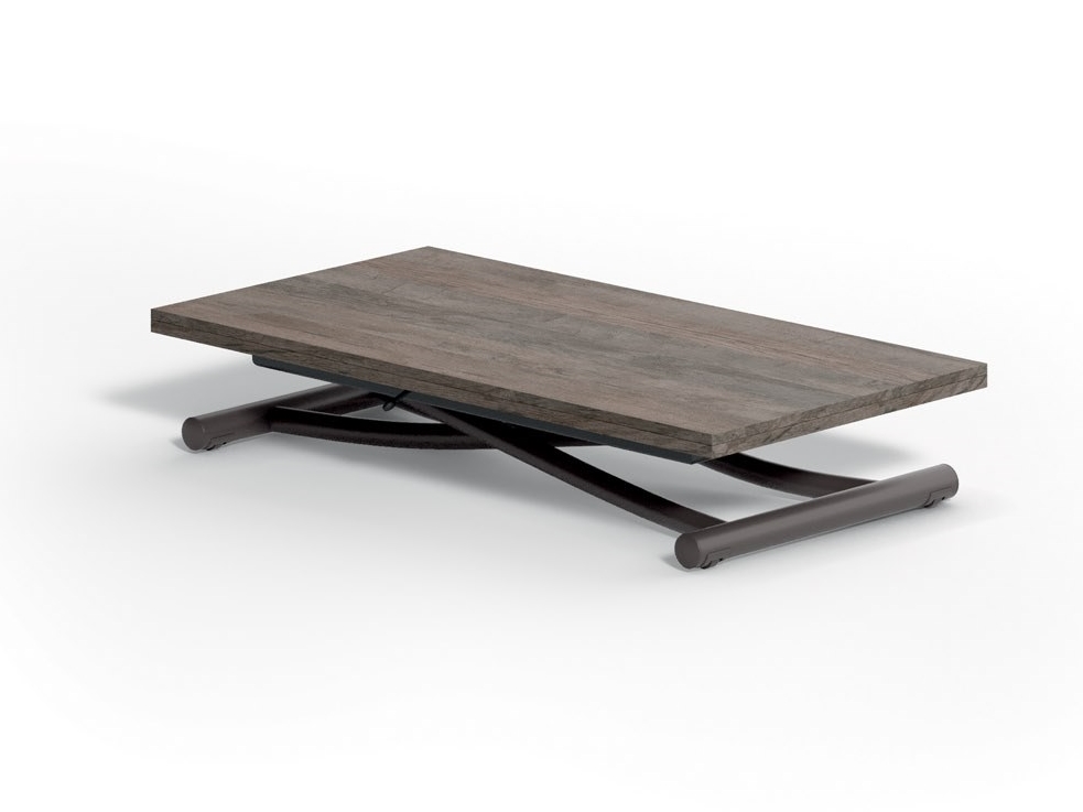 MONDIAL & MONDIAL CR Height-adjustable extending coffee table By Ozzio ...