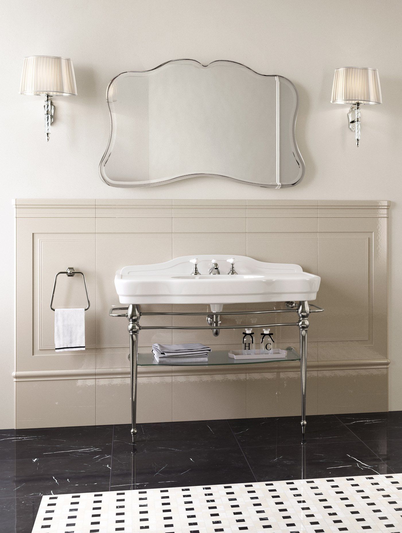 MOONLIGHT by Devon&Devon - Lampada da parete in tessuto e ottone per bagno - 2