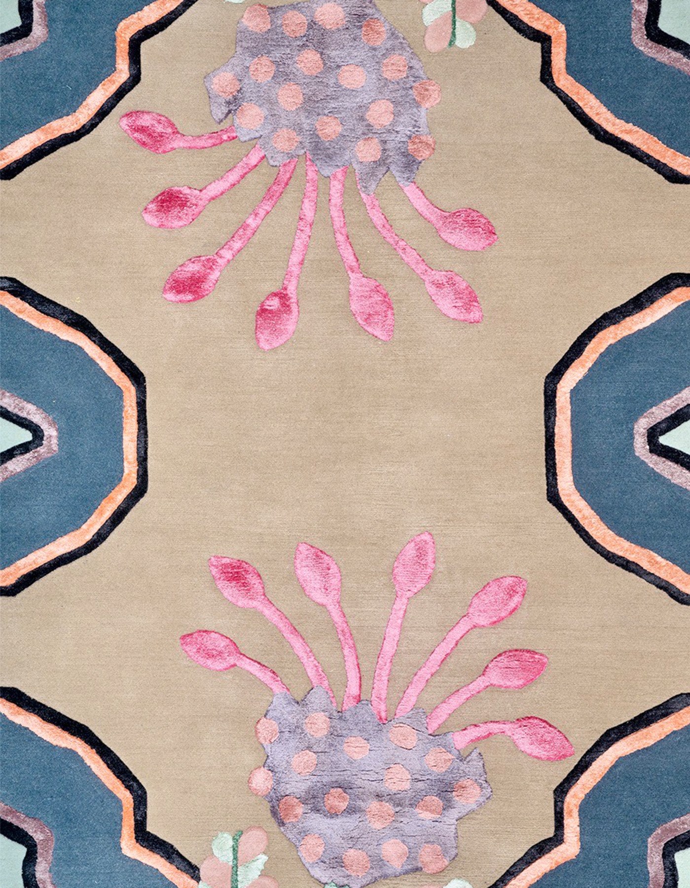 MULTIFARIOUS FLORA VOL.II VERS. B rug By Illulian design Paula Cademartori
