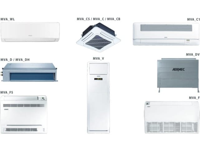 MVA by AERMEC - Sistema ad espansione diretta a flusso VRF