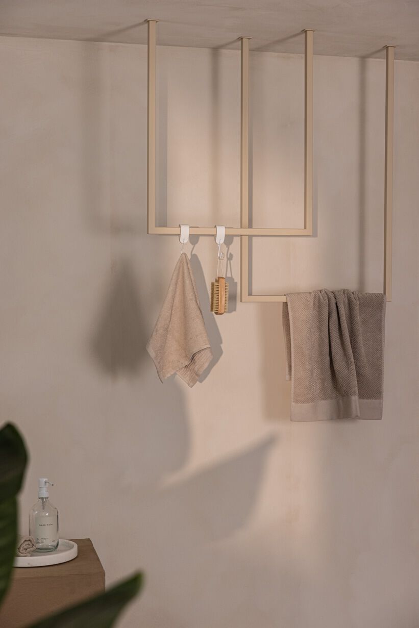 Porta Strofinacci, 23 Cm Barra Canovaccio, Porta Asciugamani Cucina, Forma Asta Portasciugamani Per Bagno E Camera