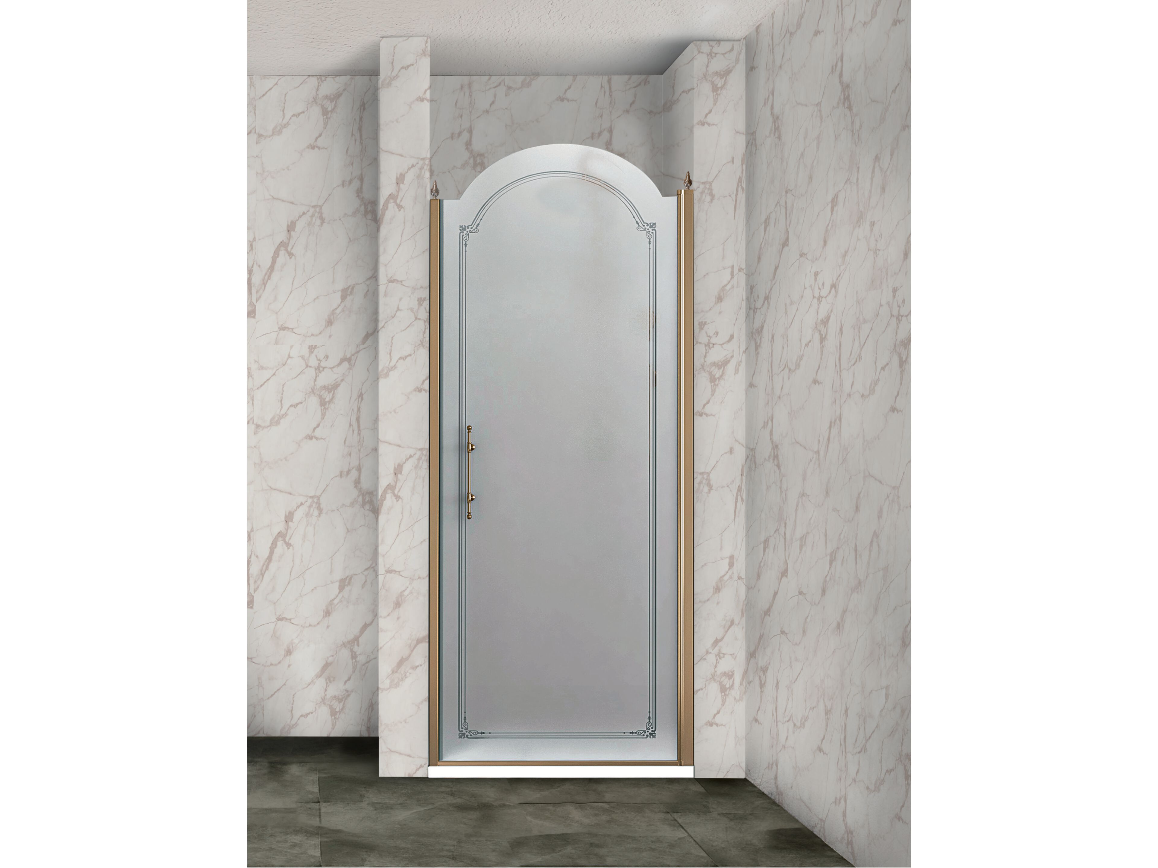 Box Douche Nicchia Venere - 70x185 Cm - PVC - Ouverture Latérale - HDC00022