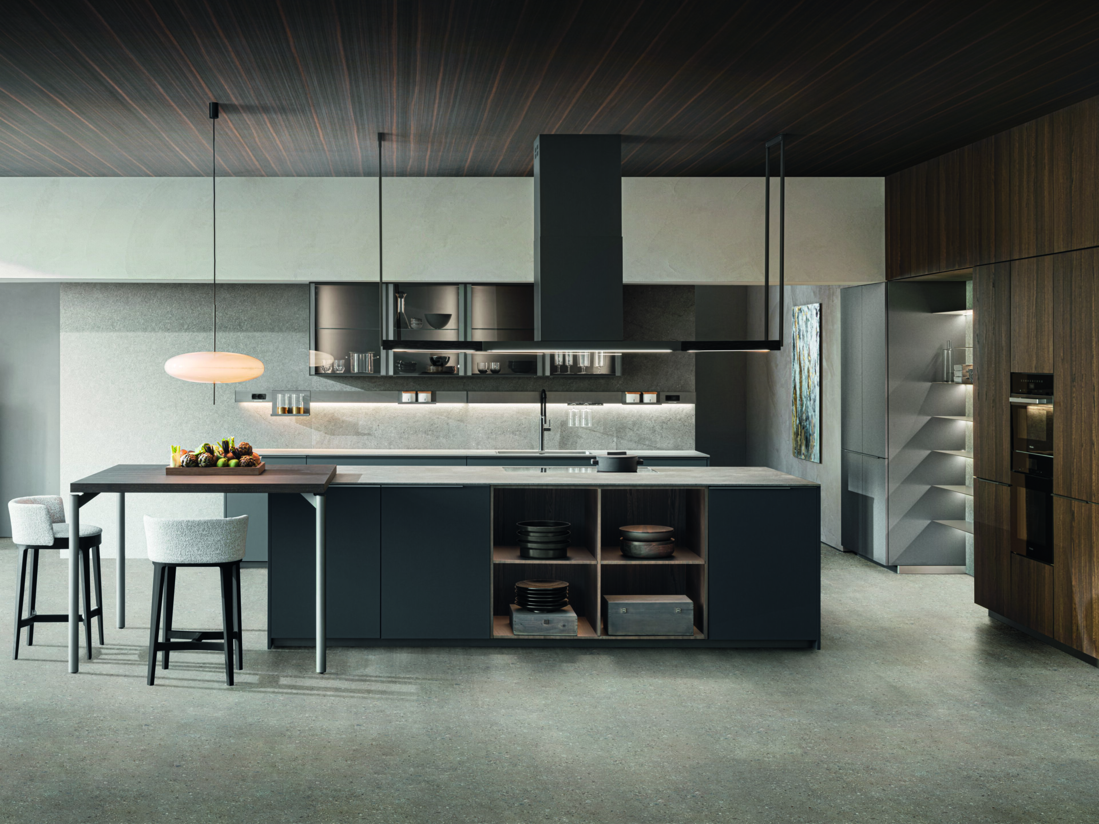 Cucina componibile in legno INDADA - Molteni & C. - Edilportale