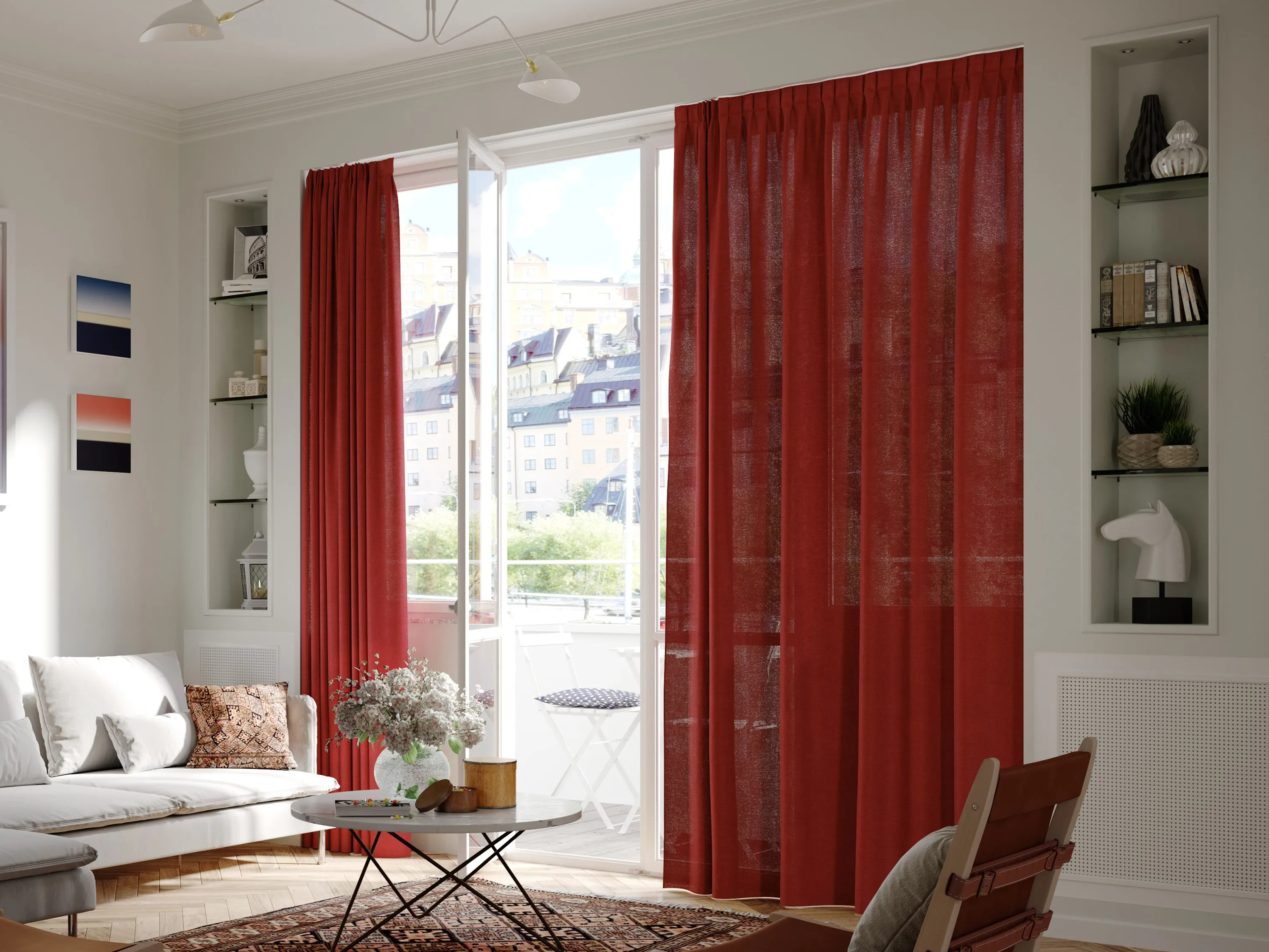 Binario Per Tende In Alluminio 40×13 Mm – Montaggio A Soffitto O Parete, Personalizzabile Su Misura
