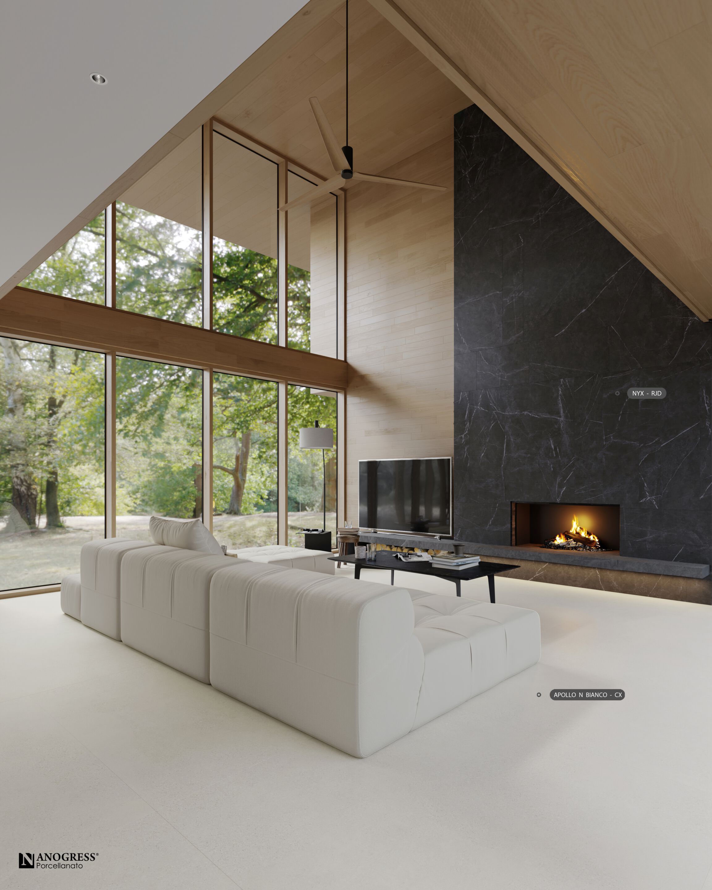 APOLLO by NANOGRESS - Pavimento/rivestimento in gres porcellanato effetto pietra - 3