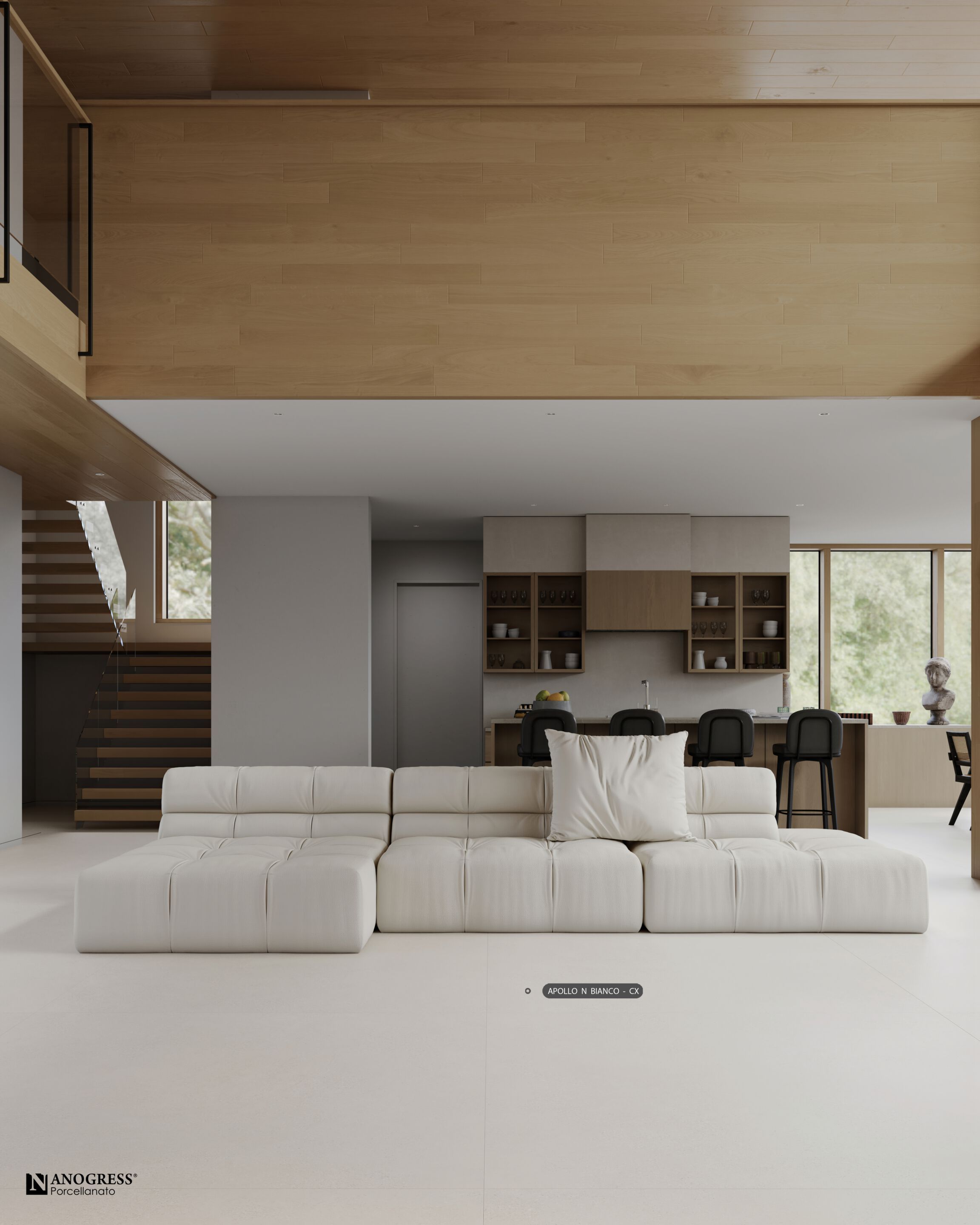 APOLLO by NANOGRESS - Pavimento/rivestimento in gres porcellanato effetto pietra - 9