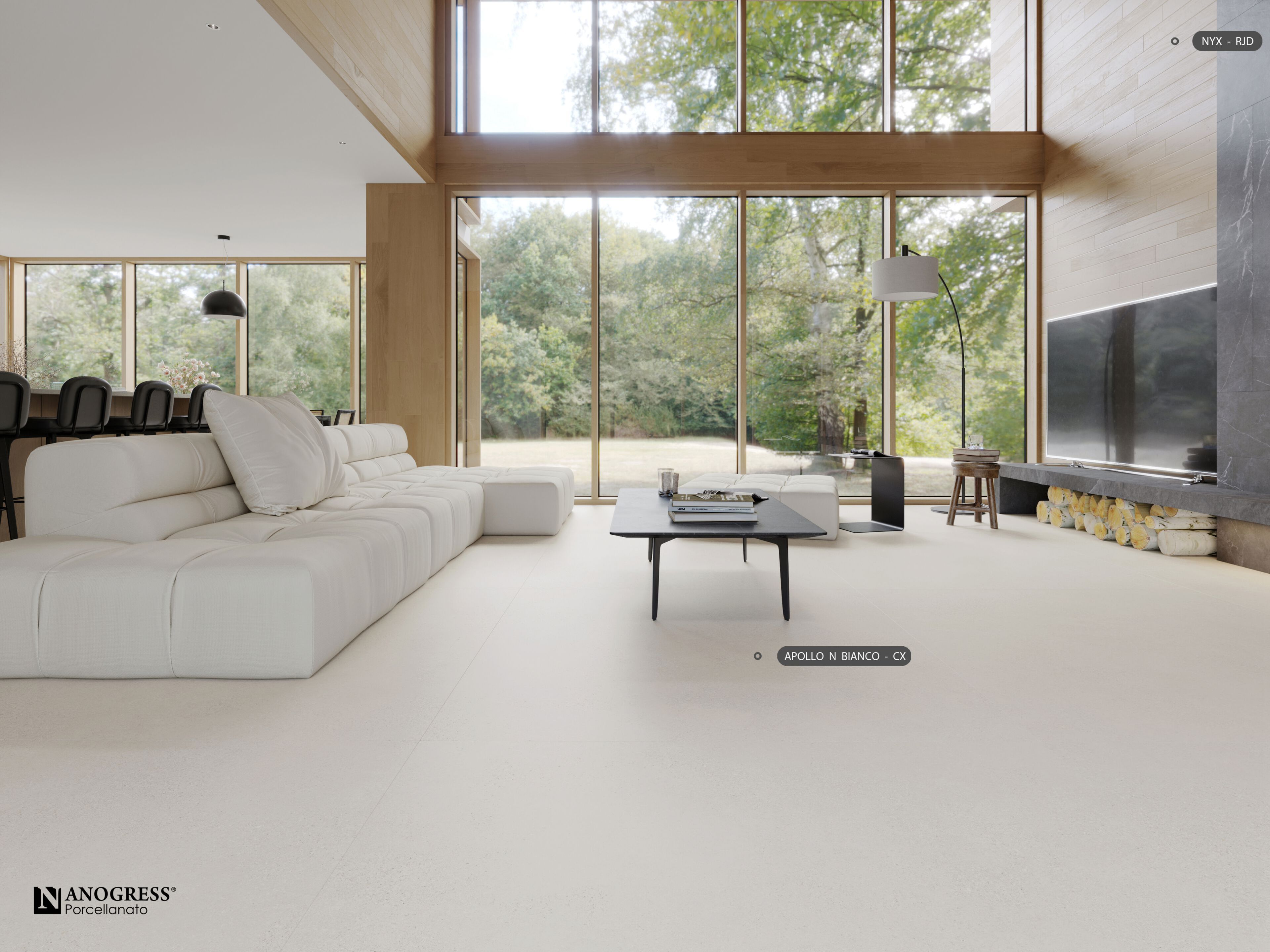 APOLLO by NANOGRESS - Pavimento/rivestimento in gres porcellanato effetto pietra