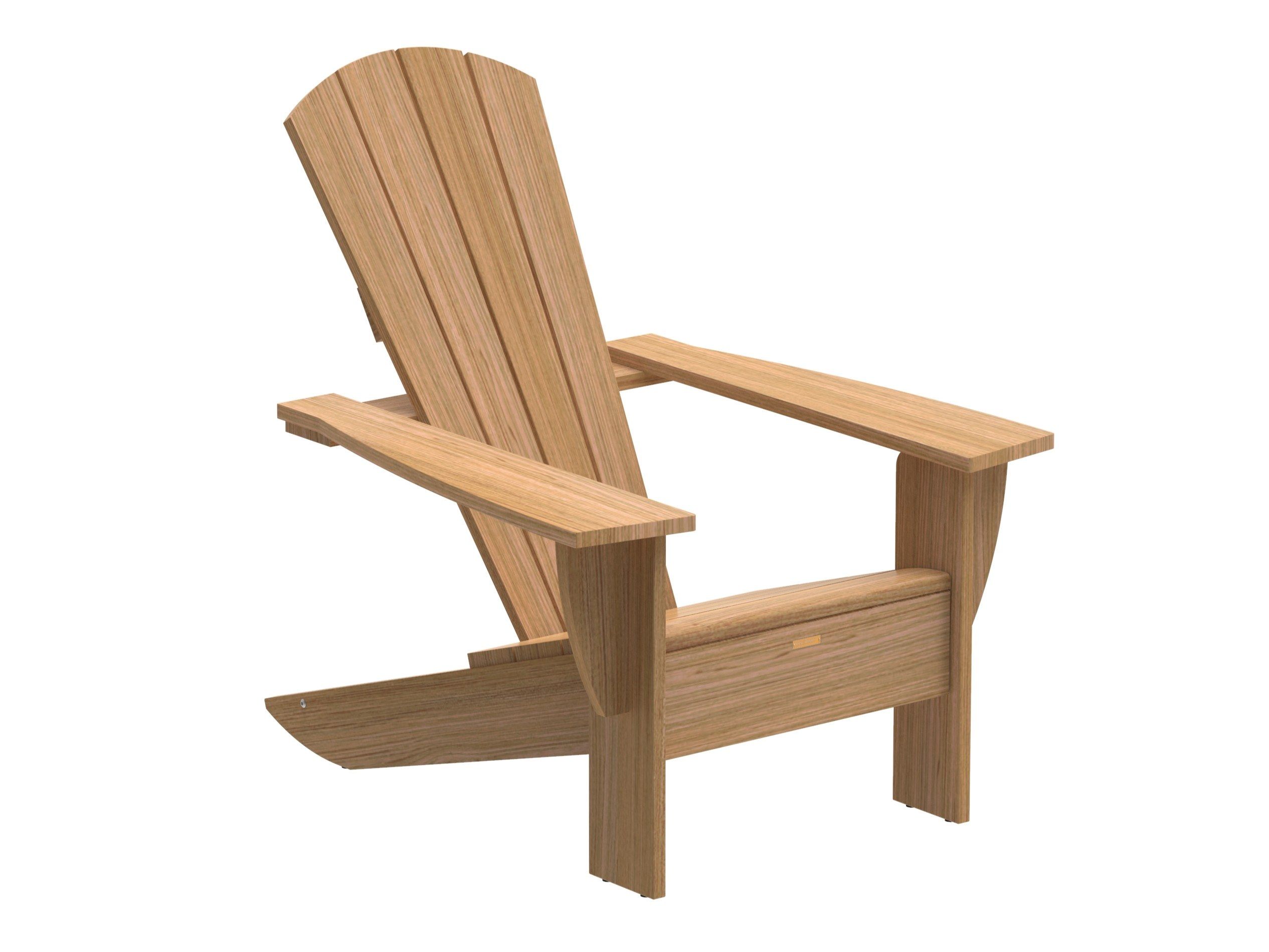NEW ENGLAND Teak deck chair with armrests By Royal Botania