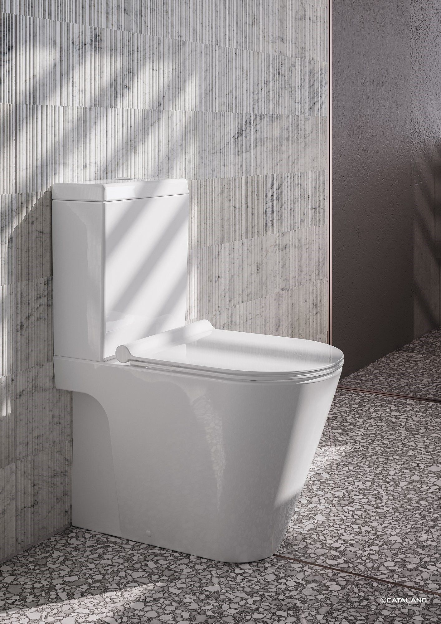 NEW ZERO Close coupled toilet By CERAMICA CATALANO