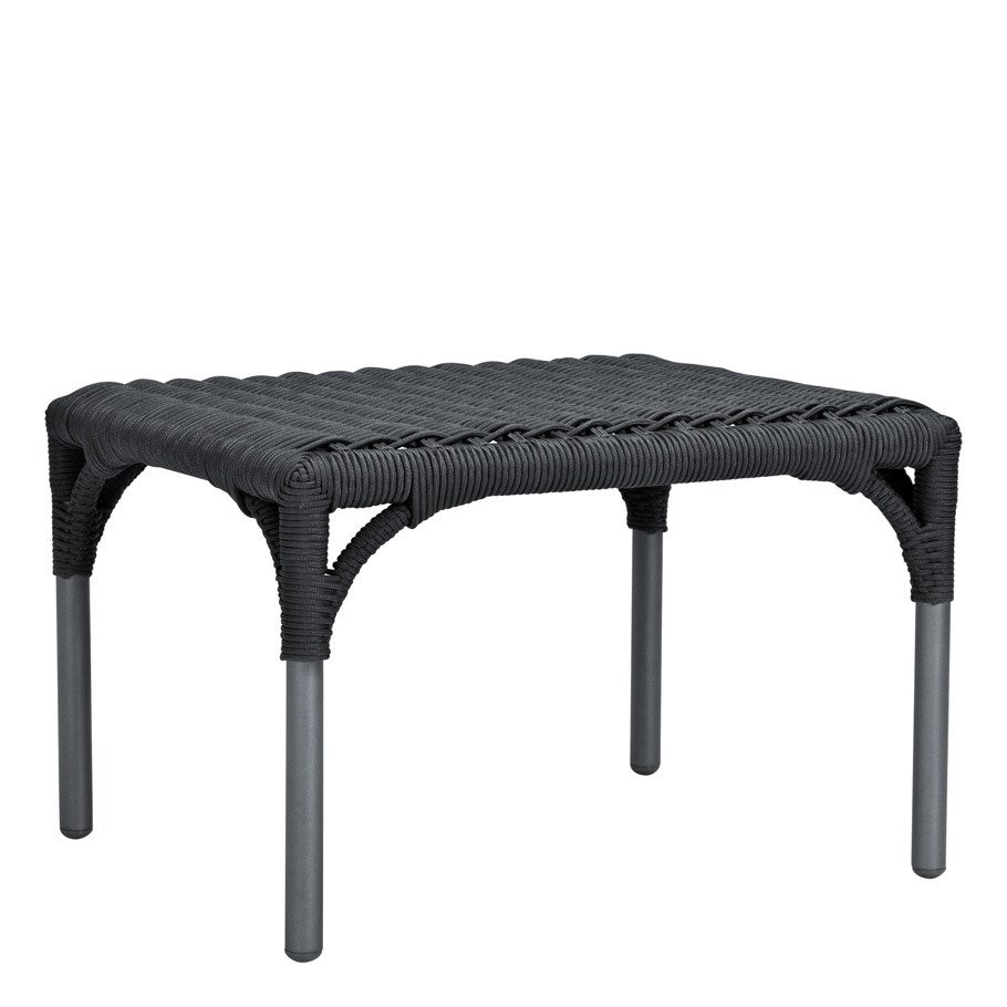 NEXUS Rectangular polypropylene garden footstool By JANUS et Cie