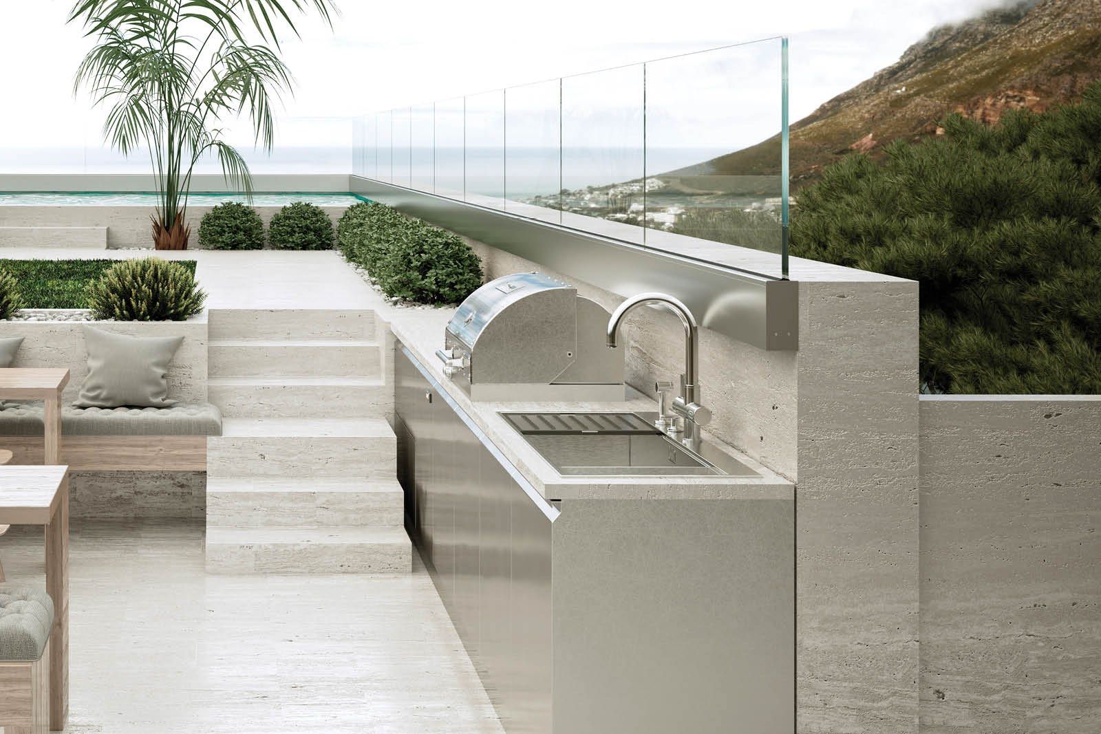 NINFA 176 by FARAONE - Parapetto in vetro a fissaggio laterale interno - 2