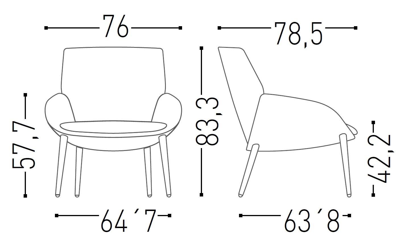 NOOM Easy chair Noom Collection By ACTIU design Alegre Design