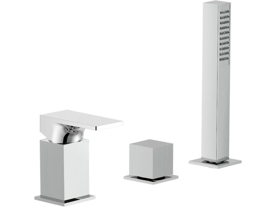 SEVEN by Nobili - Rubinetto bordo vasca monocomando con doccetta