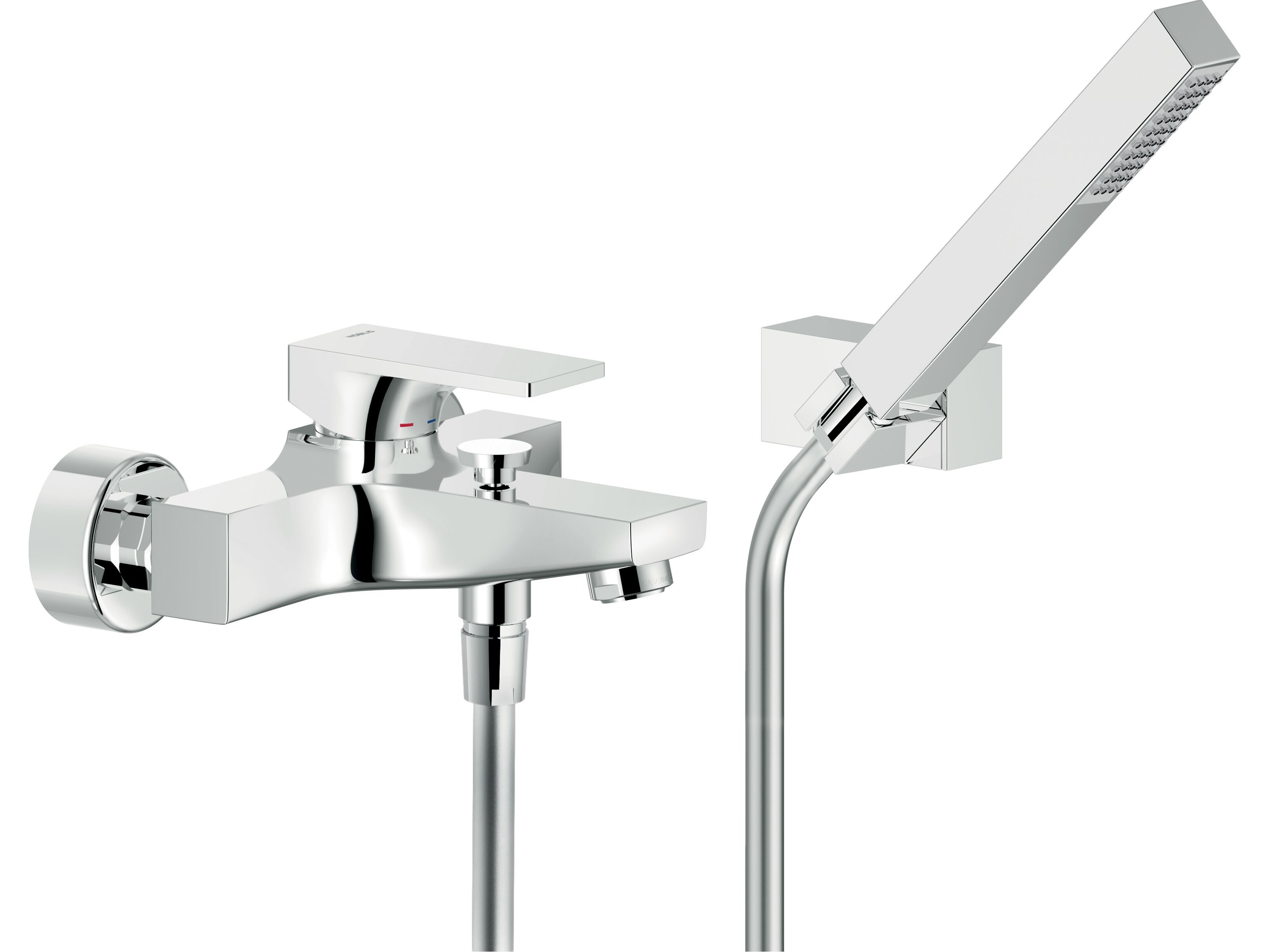 SEVEN by Nobili - Miscelatore per vasca a muro con doccetta