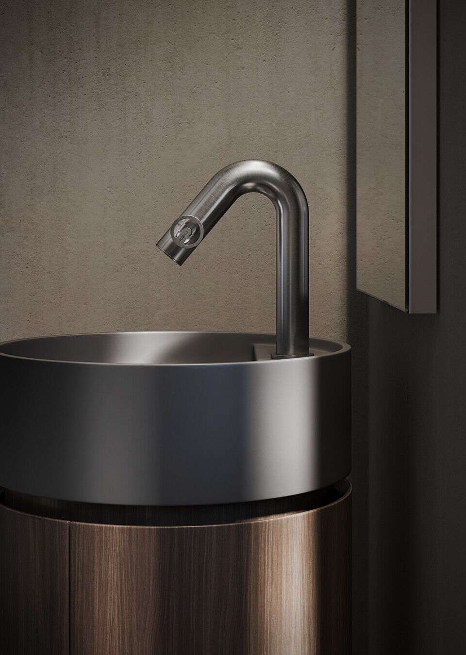 SOLE by Nobili - Miscelatore per lavabo monocomando da piano senza scarico - 2