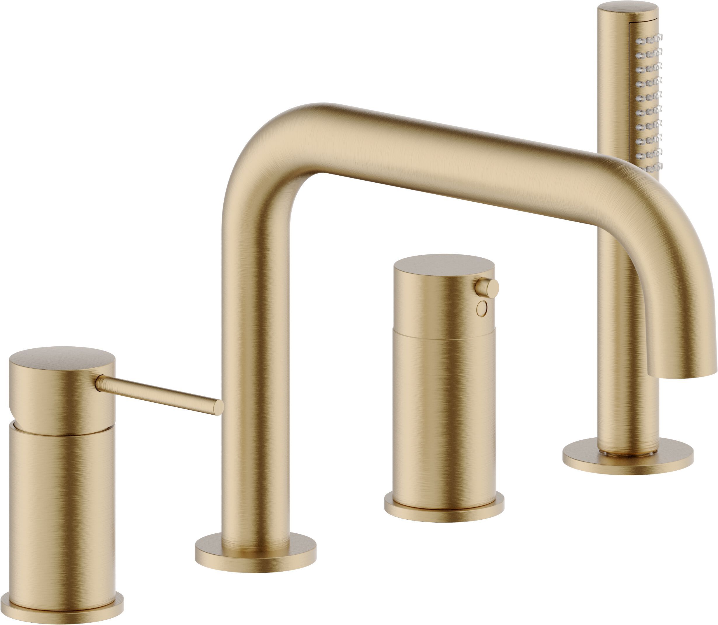 VELIS by Nobili - Rubinetto bordo vasca monocomando con doccetta - 4