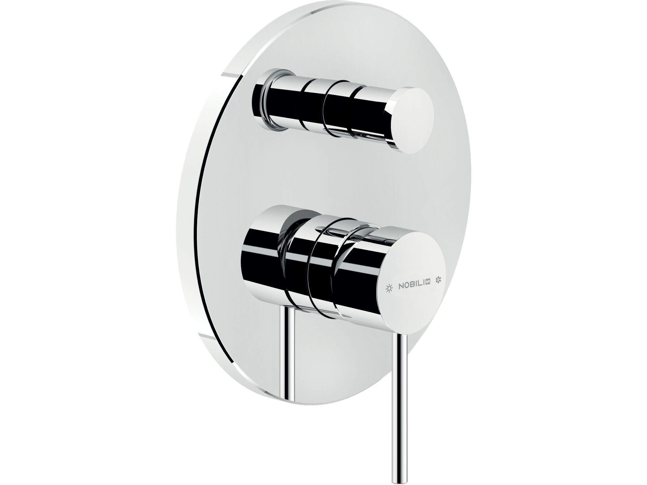 VELIS by Nobili - Miscelatore per doccia a 2 fori monocomando