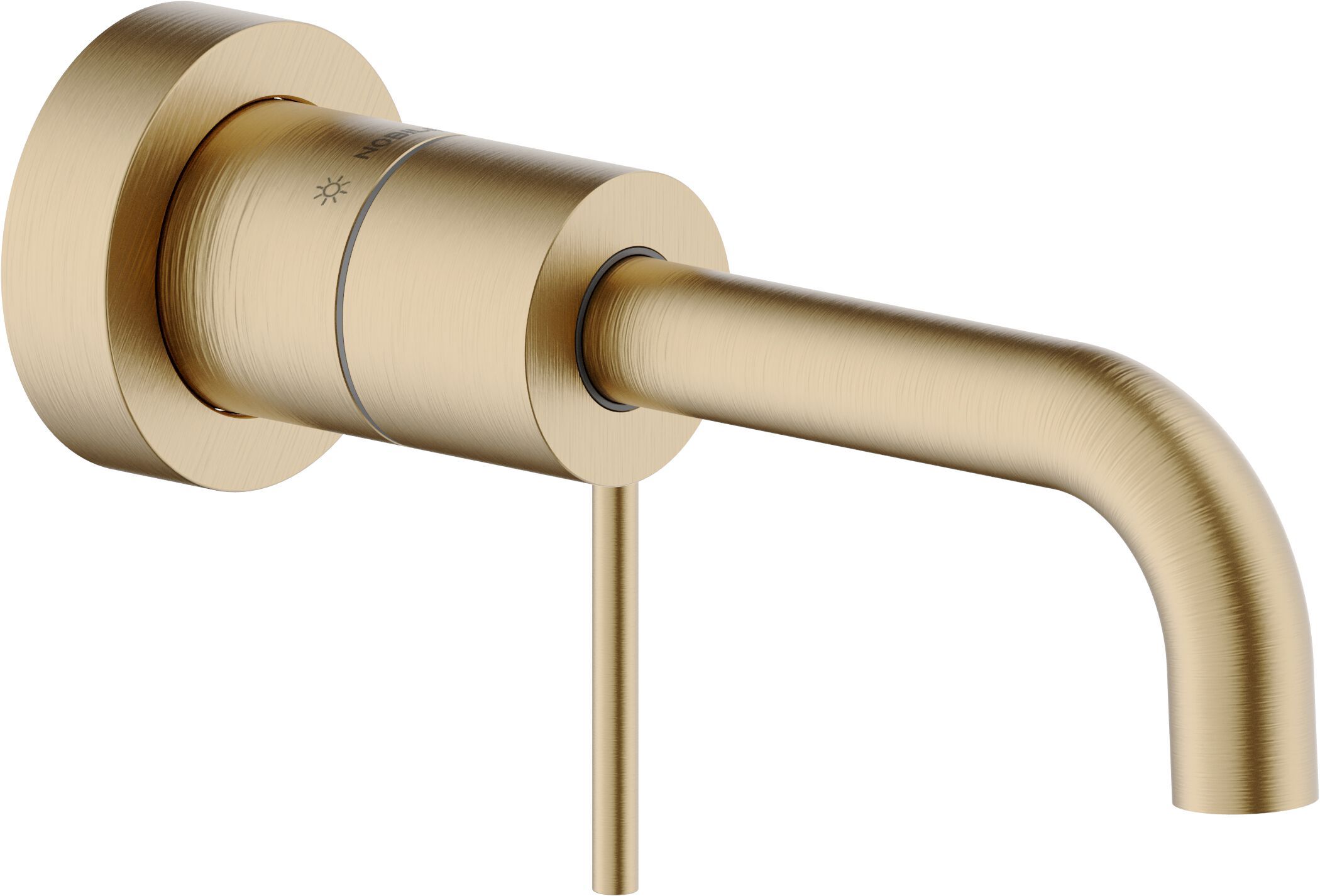 VELIS by Nobili - Miscelatore per lavabo a muro monocomando con aeratore - 7