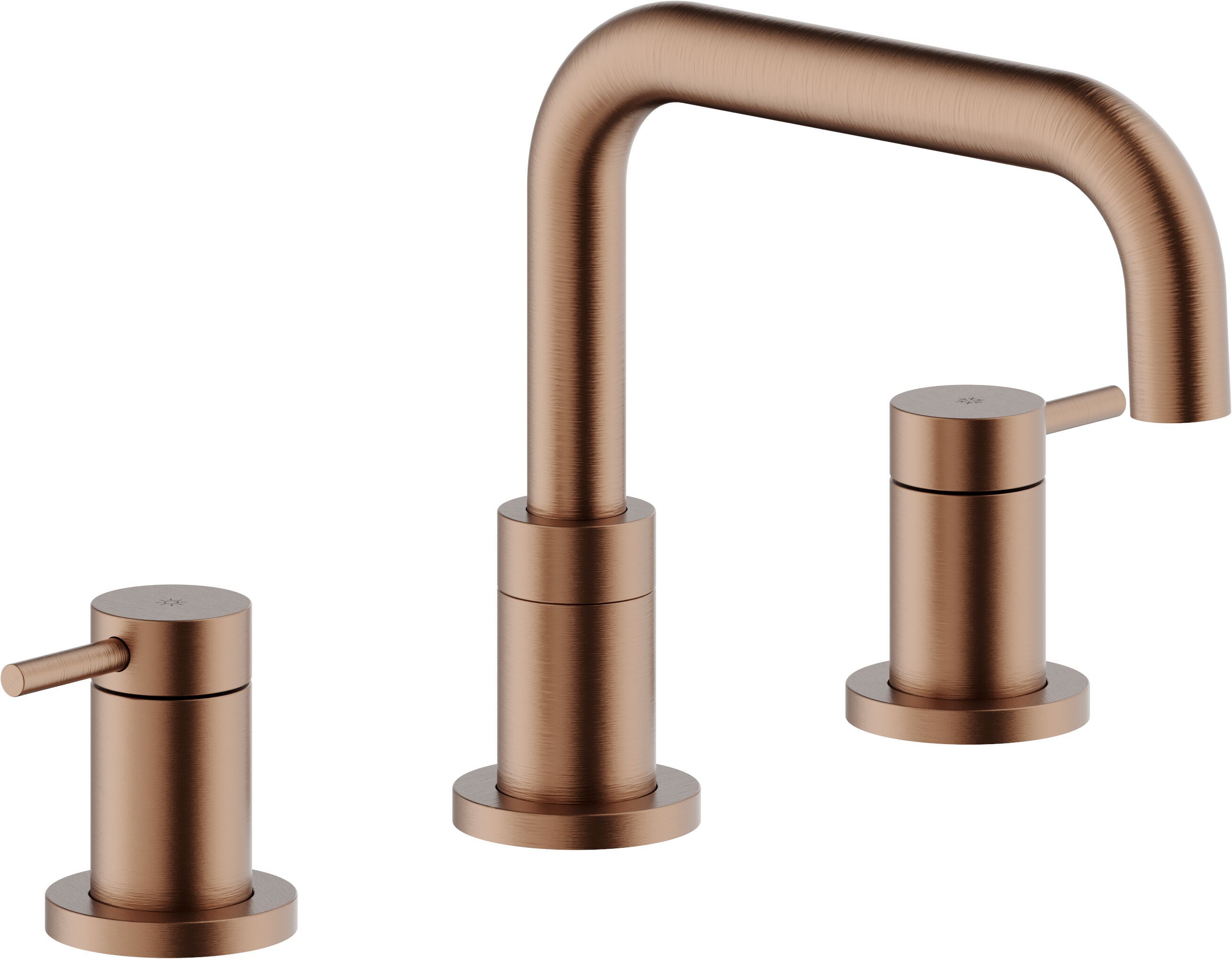 VELIS by Nobili - Rubinetto per lavabo a 3 fori da piano in ottone - 6