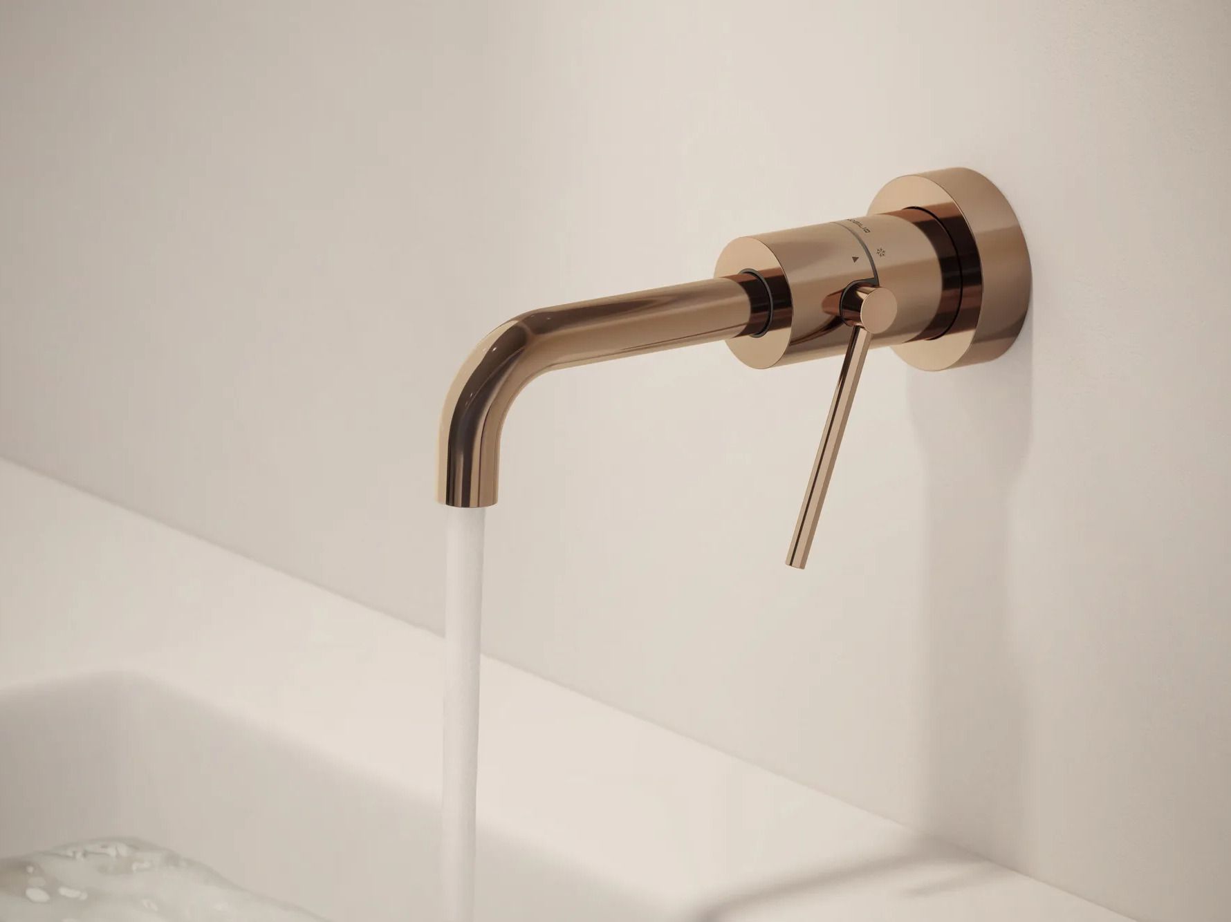 VELIS by Nobili - Miscelatore per lavabo a muro monocomando con aeratore - 2