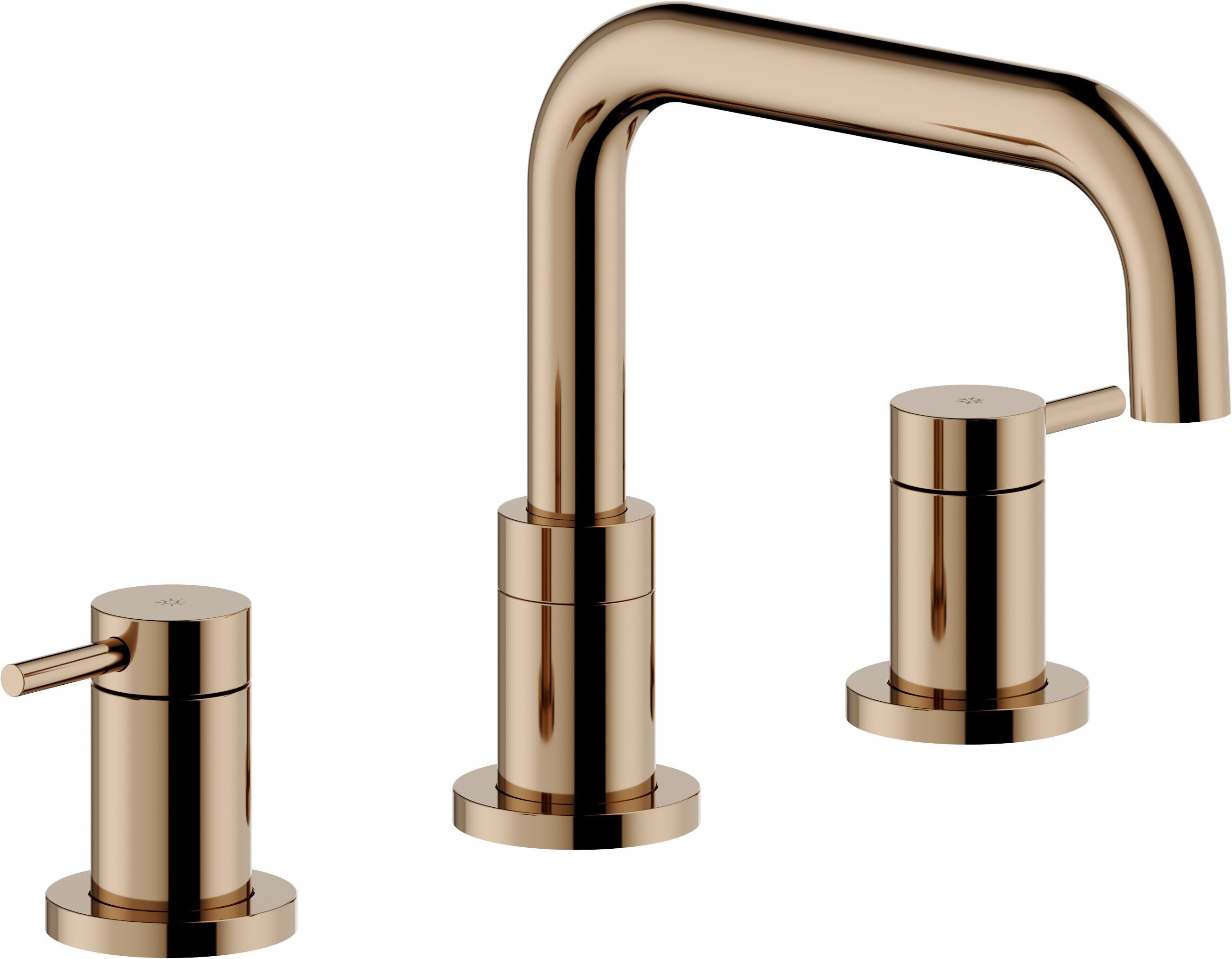 VELIS by Nobili - Rubinetto per lavabo a 3 fori da piano in ottone - 5