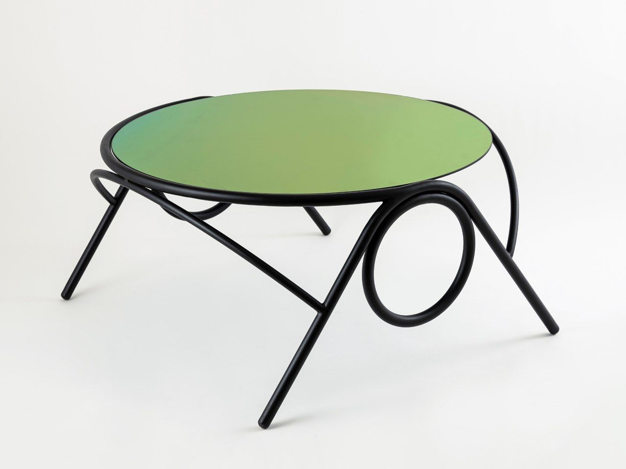 O2 Round stained glass coffee table By Nama Home design Namit Khanna