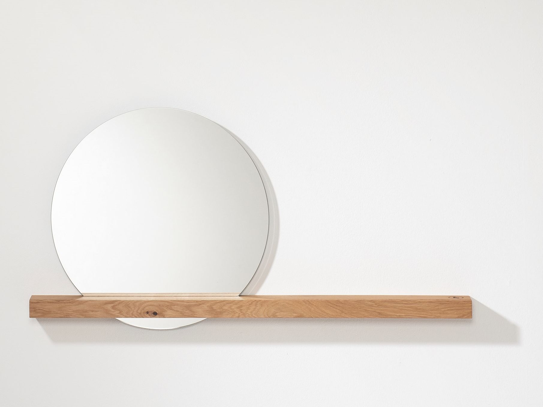 OAK #01 WALL MIRROR by Weld & co - Specchio rotondo in rovere da parete per ingresso - 5