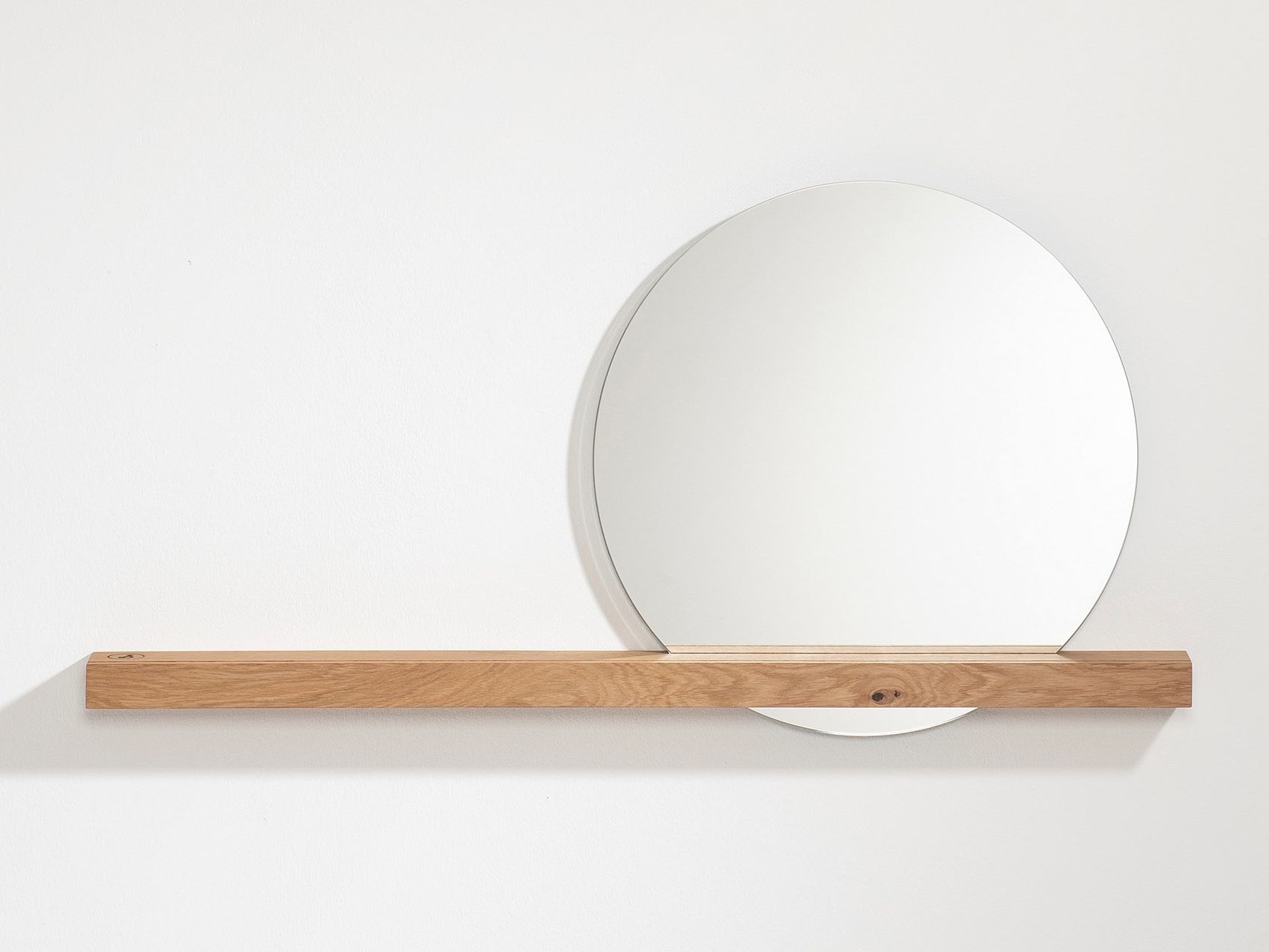 OAK #01 WALL MIRROR by Weld & co - Specchio rotondo in rovere da parete per ingresso - 9