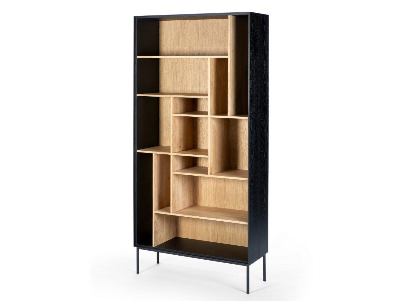 OAK BLACKBIRD Bookcase By Ethnicraft design Alain Van Havre
