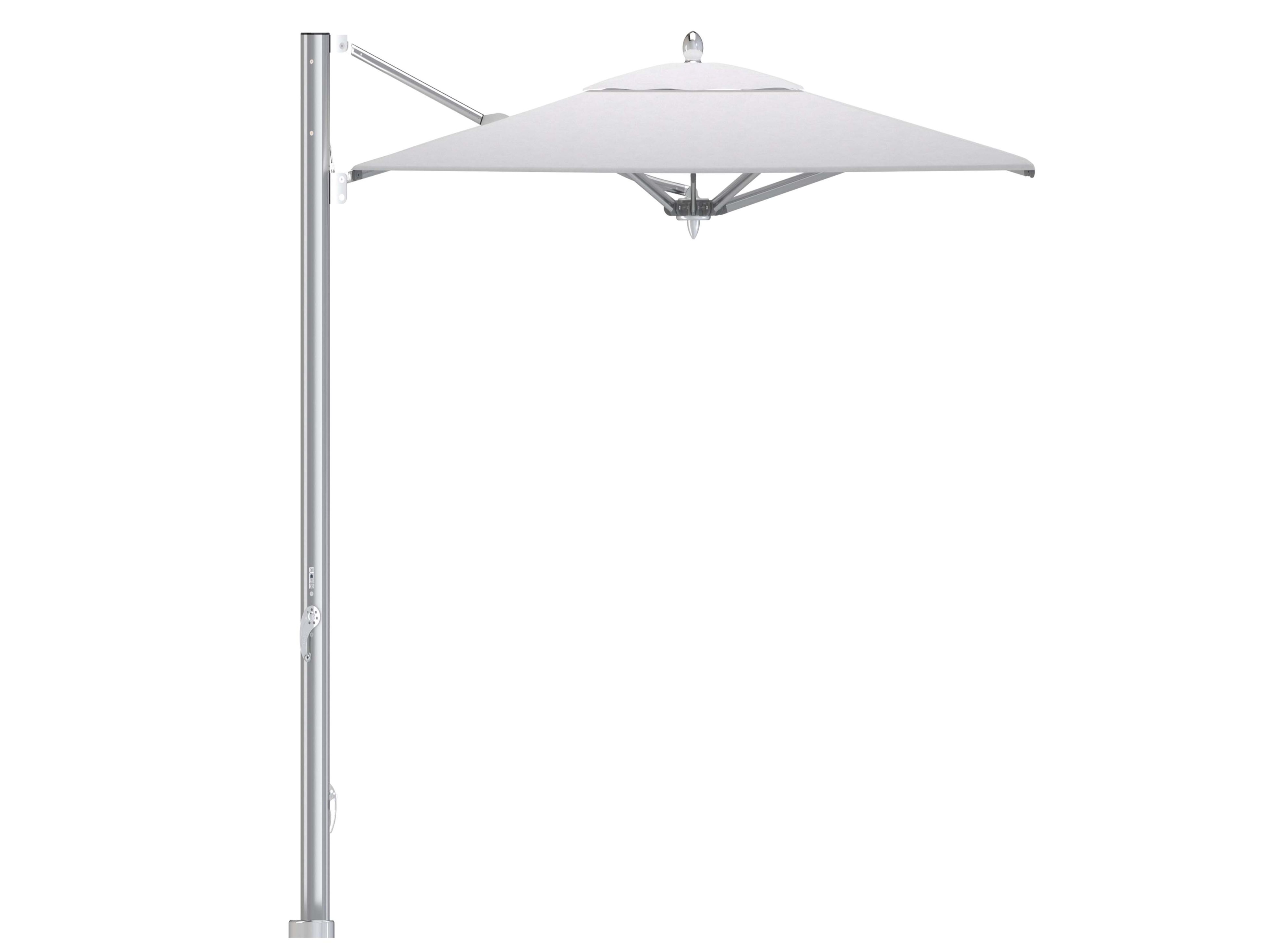 Parasol Déporté Premium TUUCI Ocean Master Max Classic – 2,45m Blanc – État Neuf (Ex-Expo)