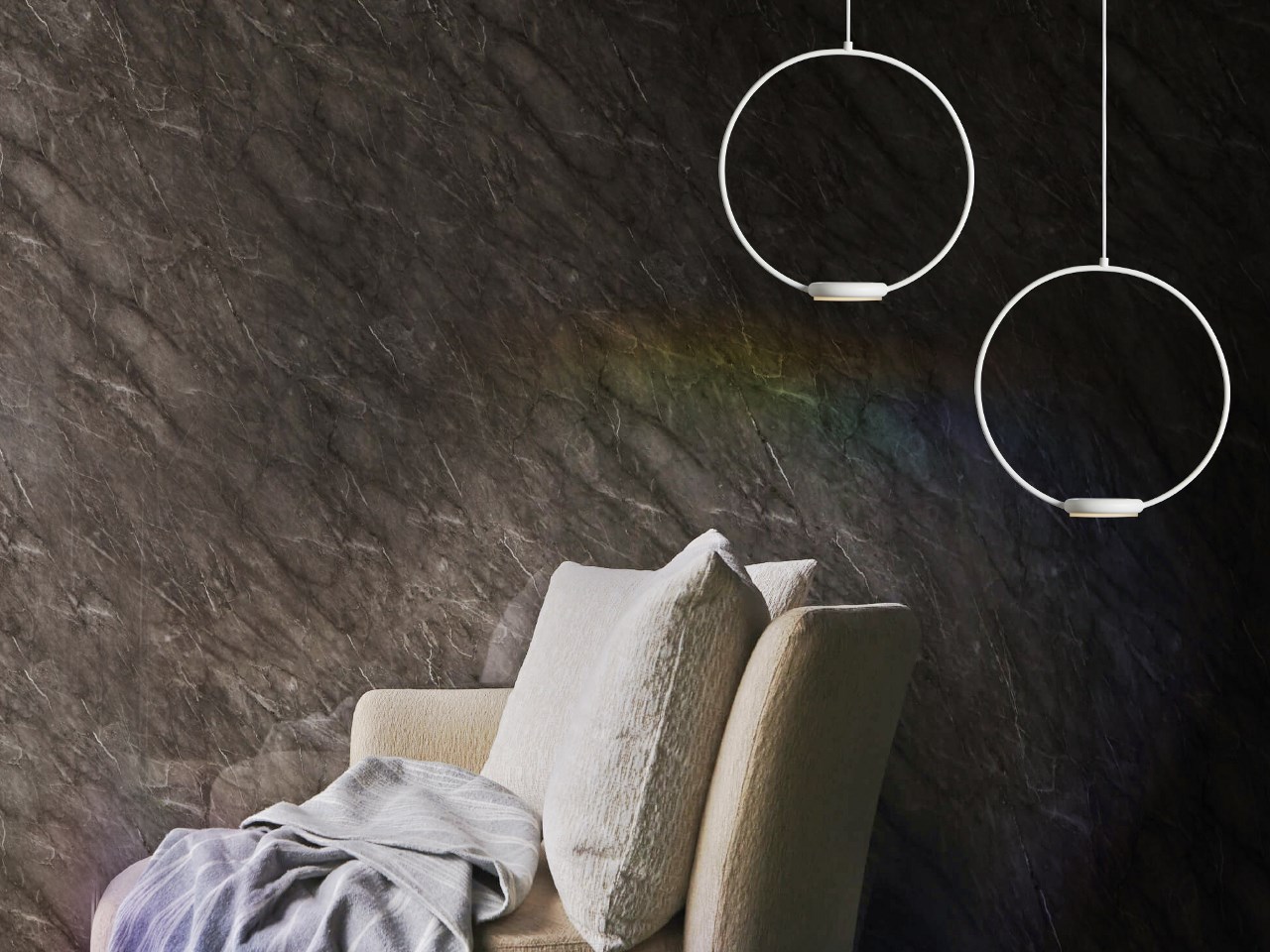 Lampada a sospensione a LED ODIGIOTTO By Gibas design Roberto Giacomucci