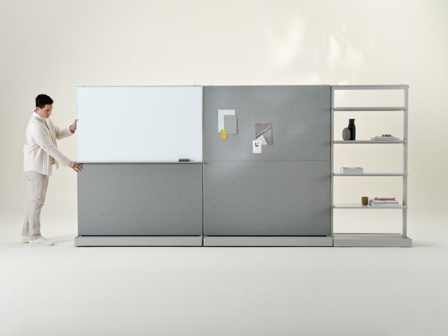 OE1 AGILE WALL | Office shelving OE1 Collection By Herman Miller design ...