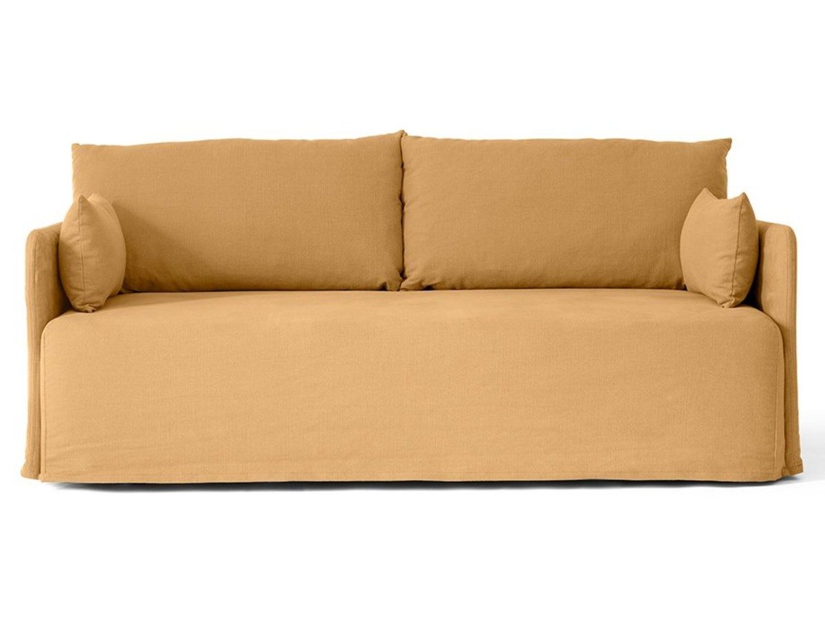 OFFSET SOFA W. LOOSE COVER 2 seater fabric sofa with removable cover By