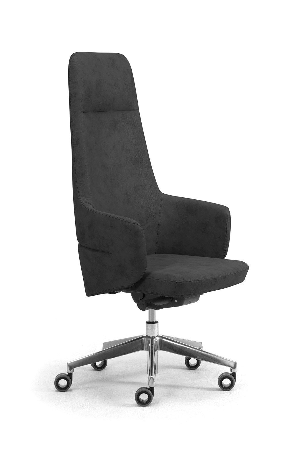 OPERA Heightadjustable leather executive chair with armrests By