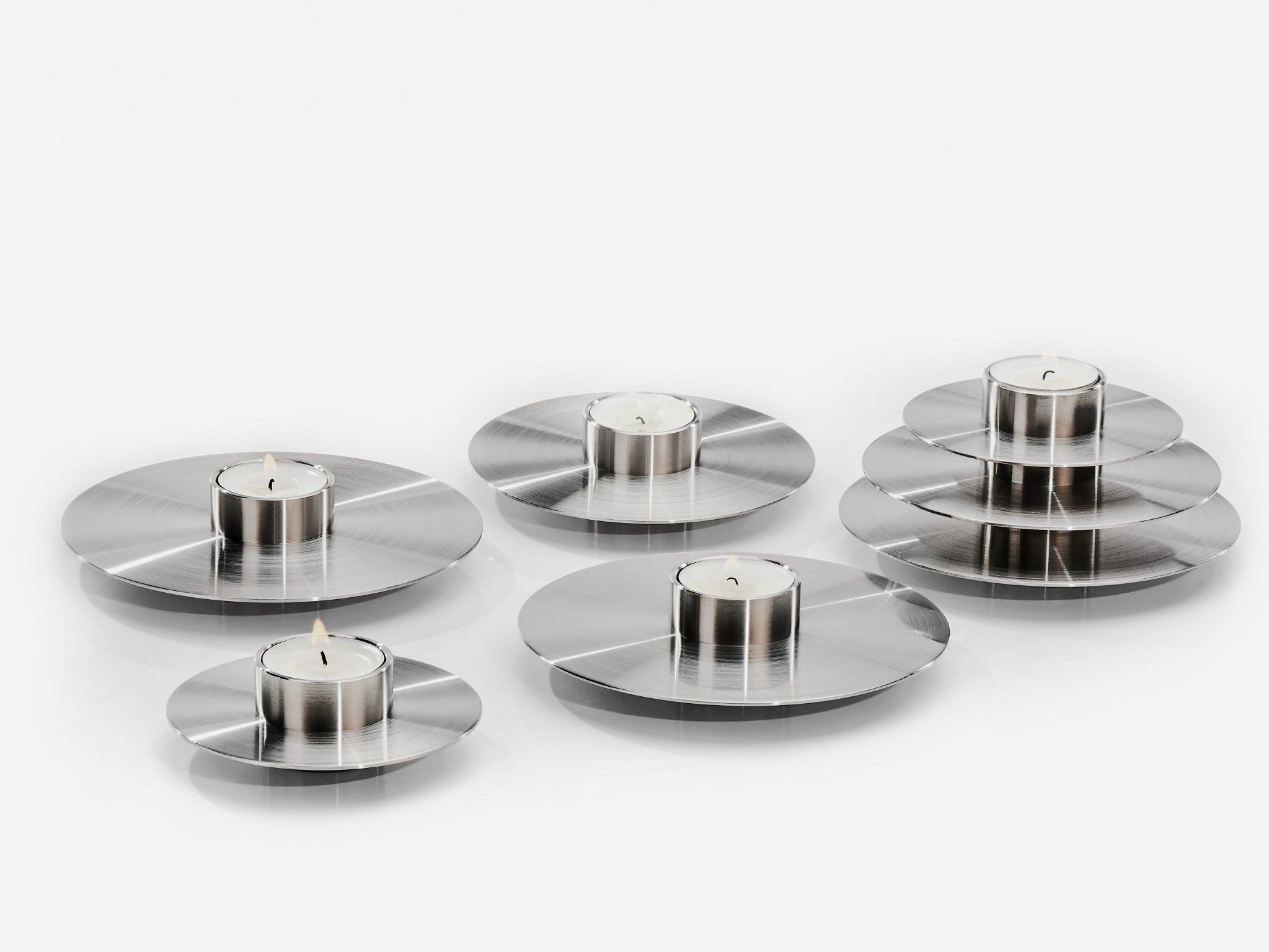 ORB CS2 Stainless steel candle holder By NOOM design Kateryna Sokolova