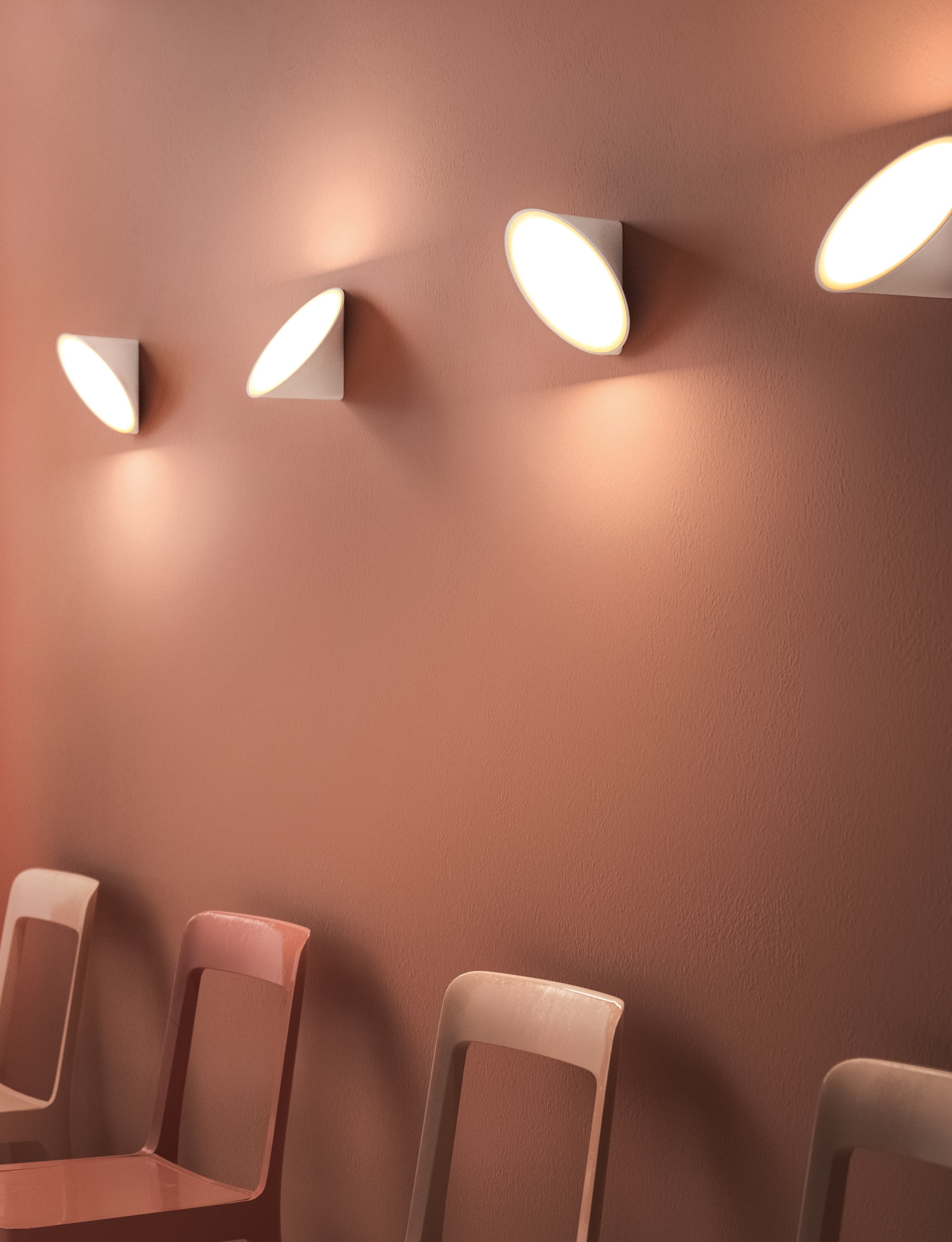ORCHID LED aluminium wall light By AXOLIGHT | design Rainer Mutsch