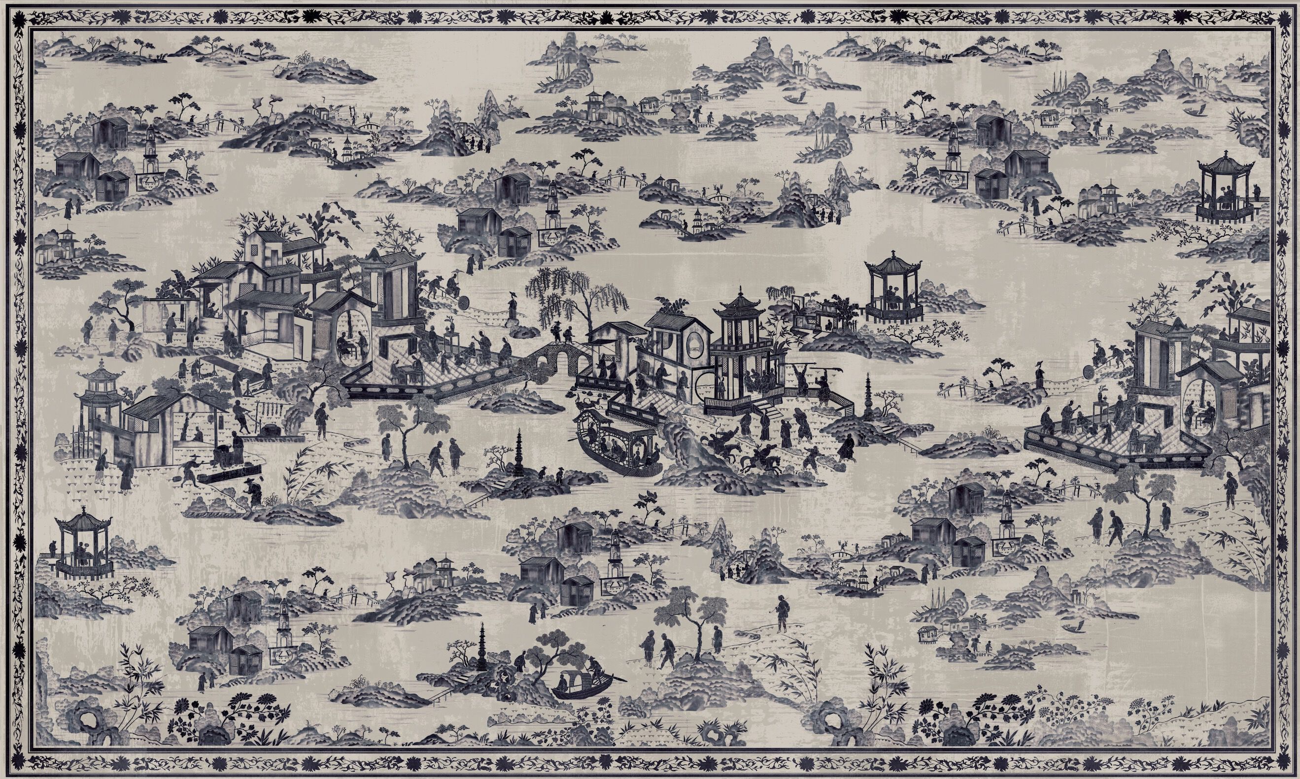 JAPANESE TOILE by Officinarkitettura® - Carta da parati / Rivestimento - 6