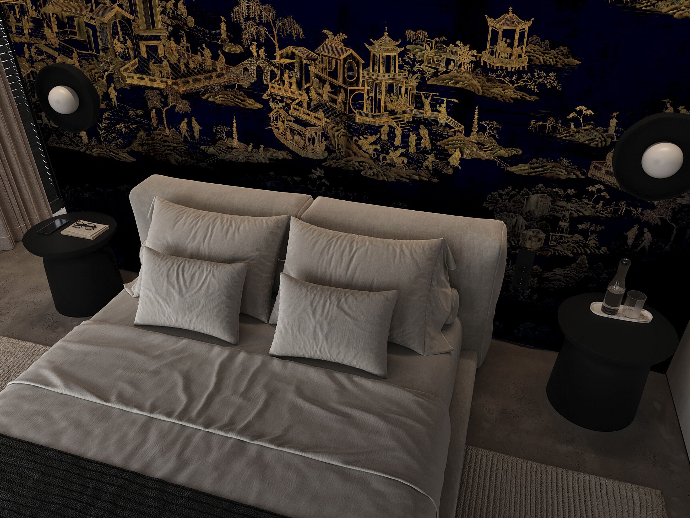 JAPANESE TOILE by Officinarkitettura® - Carta da parati / Rivestimento - 2