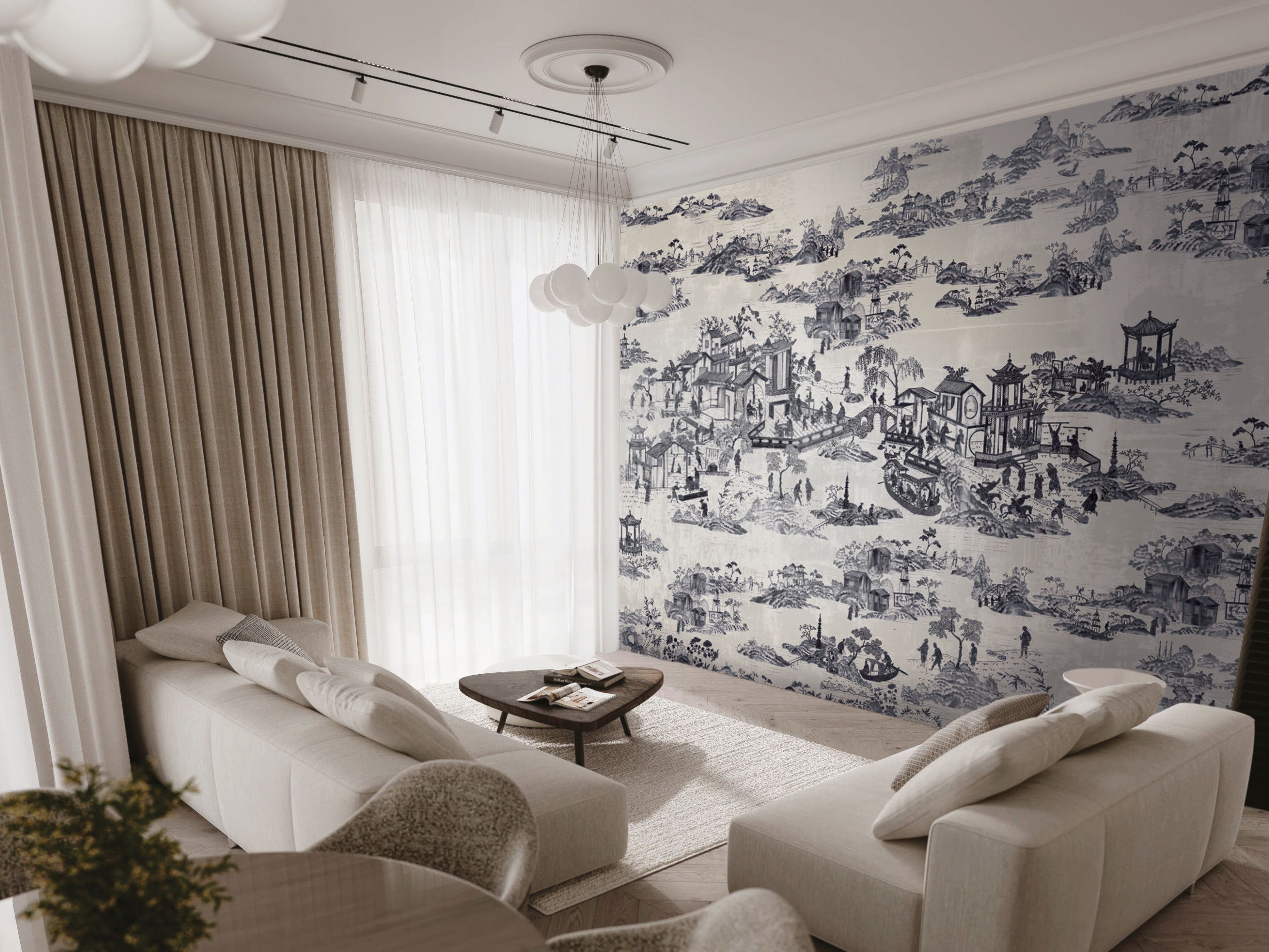 JAPANESE TOILE by Officinarkitettura® - Carta da parati / Rivestimento - 5