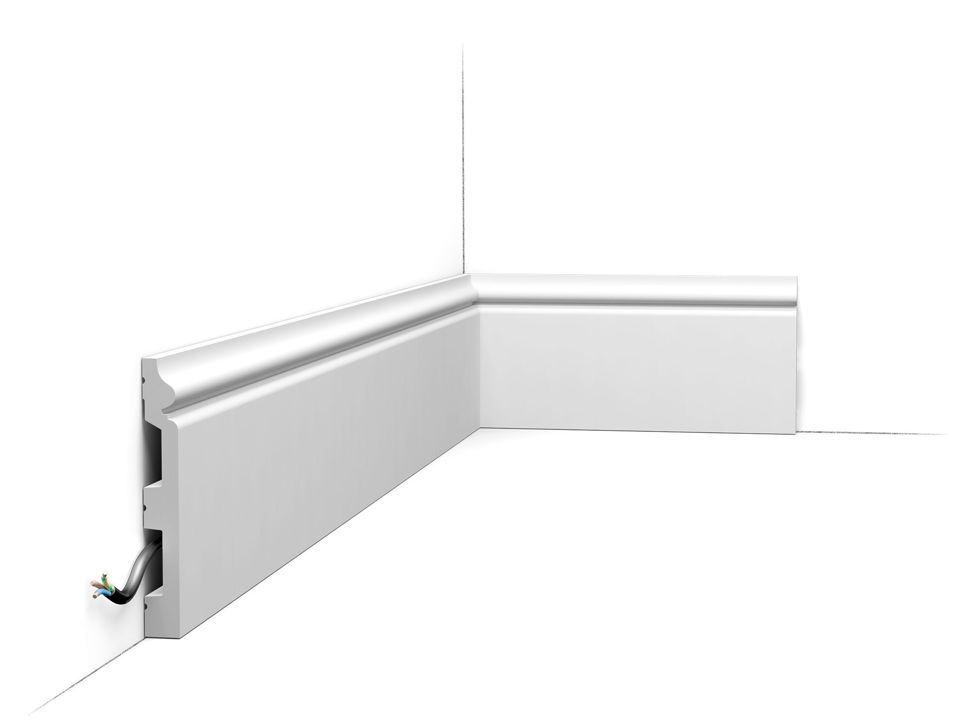 SX118 by Orac - Battiscopa in Duropolymer® - 2